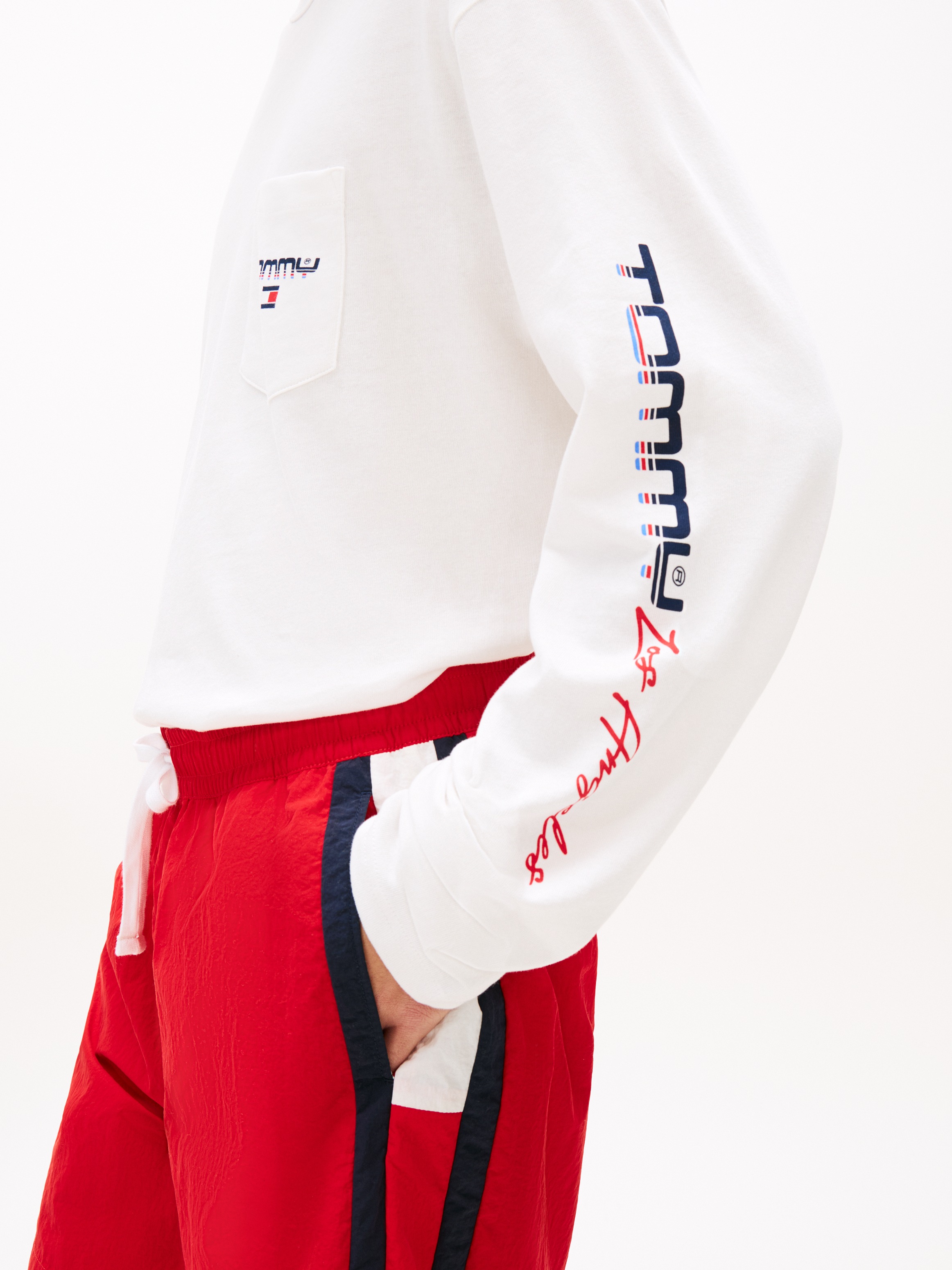 Tommy Jeans T-shirt à manches longues COUPE DÉCONTRACTÉE avec imprimé