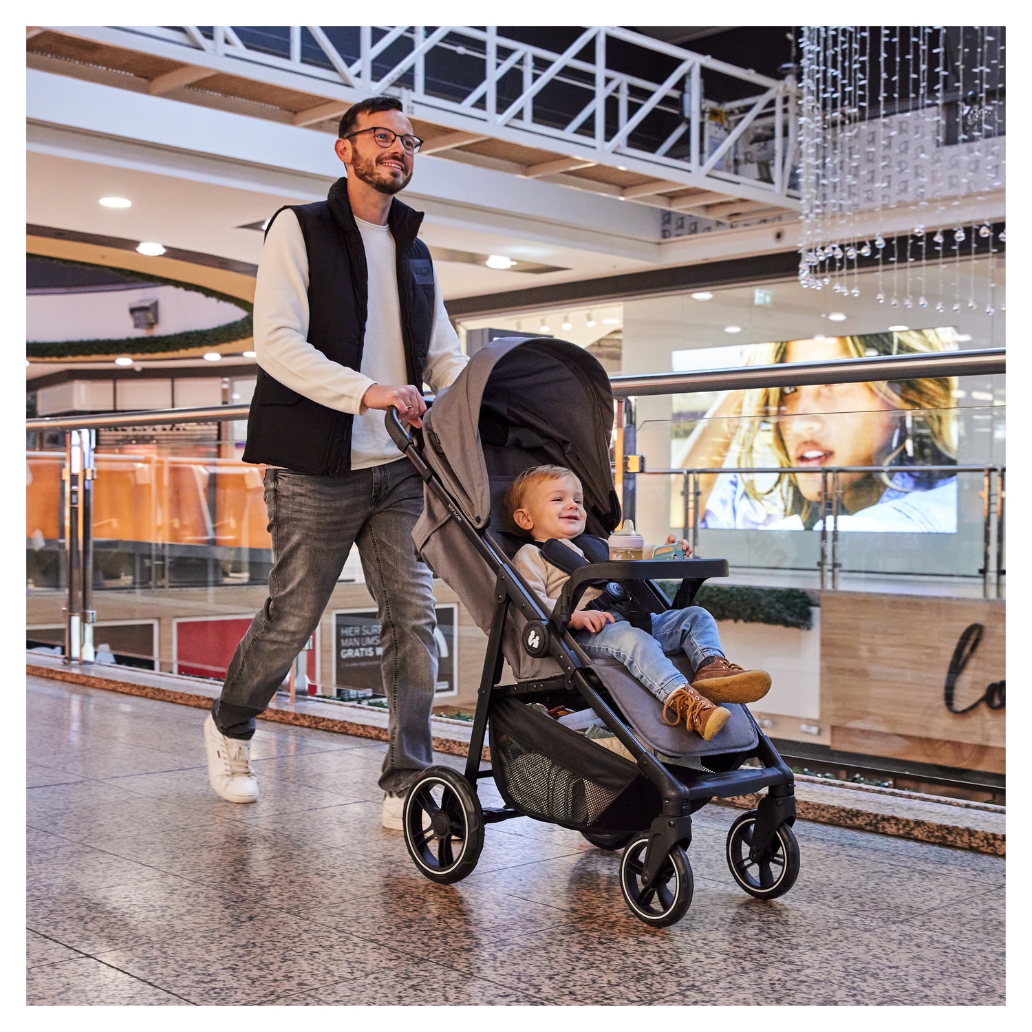 Hauck Kinder-Buggy »Shop N Care, Olive« 22 kg bis 22 kg belastbar; kompatibel mit Babyschale