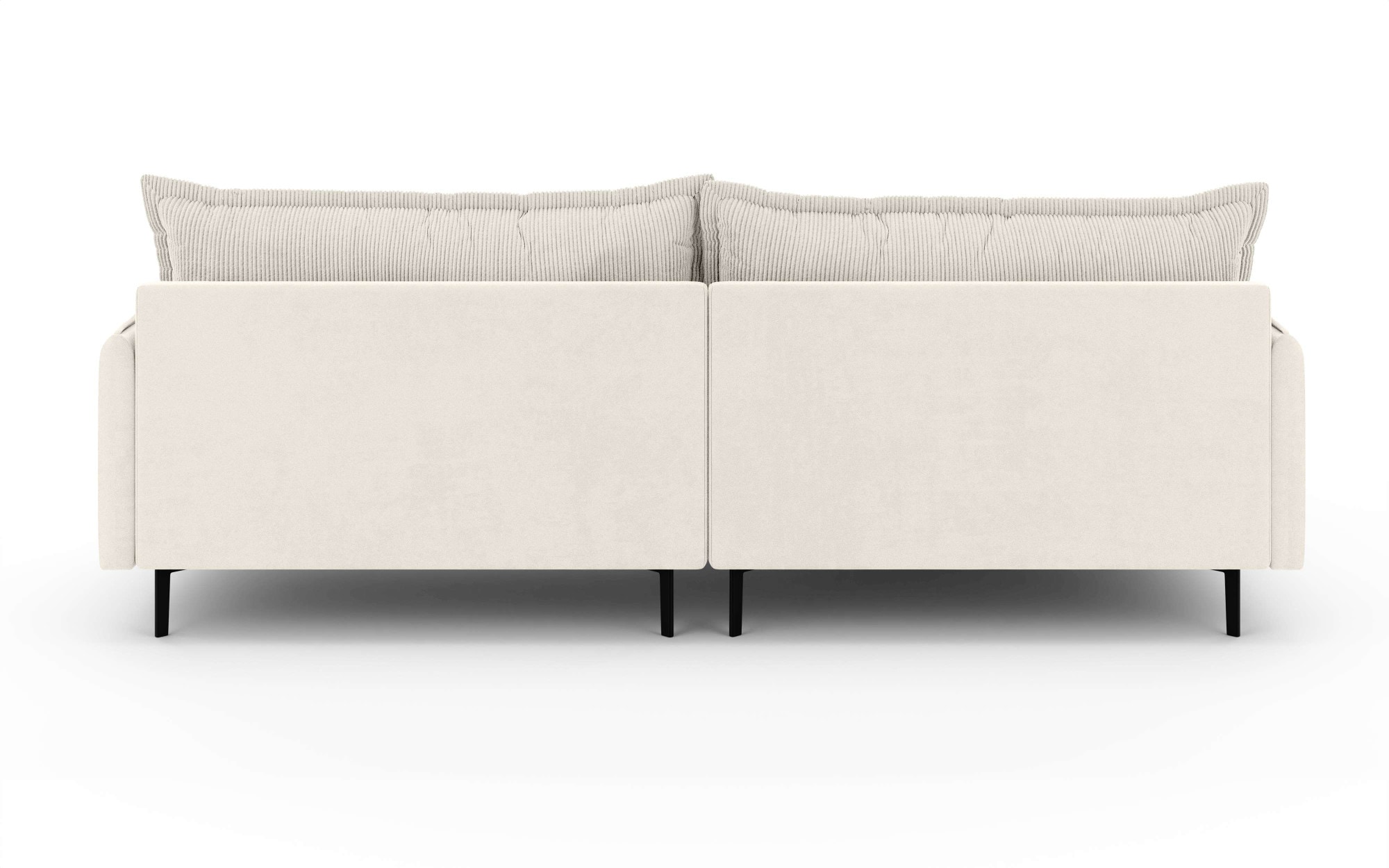 Home affaire Canapé d'angle »ALEXANDRIA mit Recamiere rechts oder links bestellbar, moderne Bezüge« L-Form mit Wellenunterfederung, Masse: B/H/T 246/86/190 cm