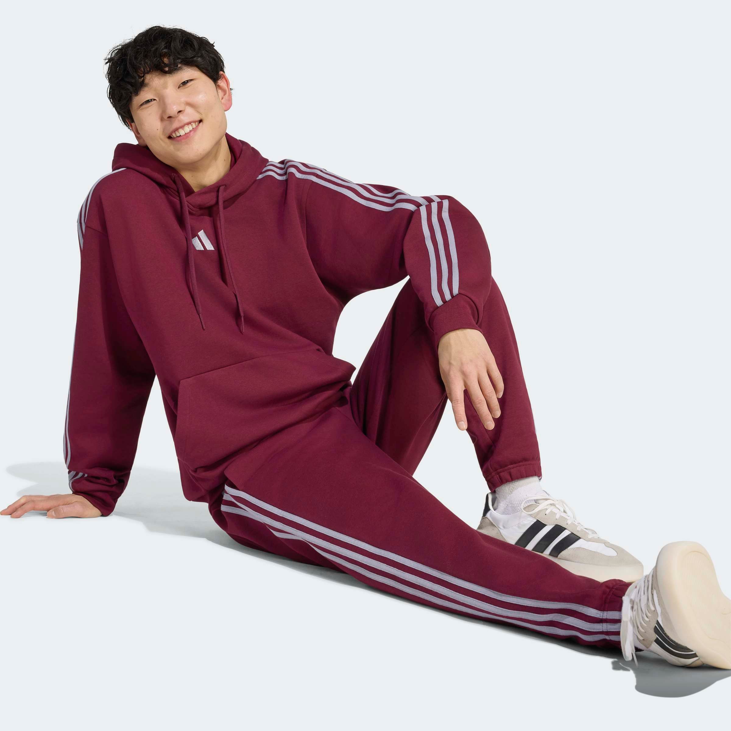 adidas Sportswear Sweat à capuche »ESSENTIALS 3-STREIFEN FLEECE-HOODIE«
