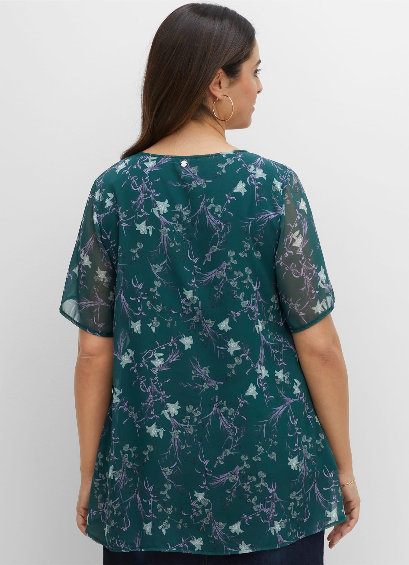 Sheego Longshirt »T-Shirt«, (1 tlg.)