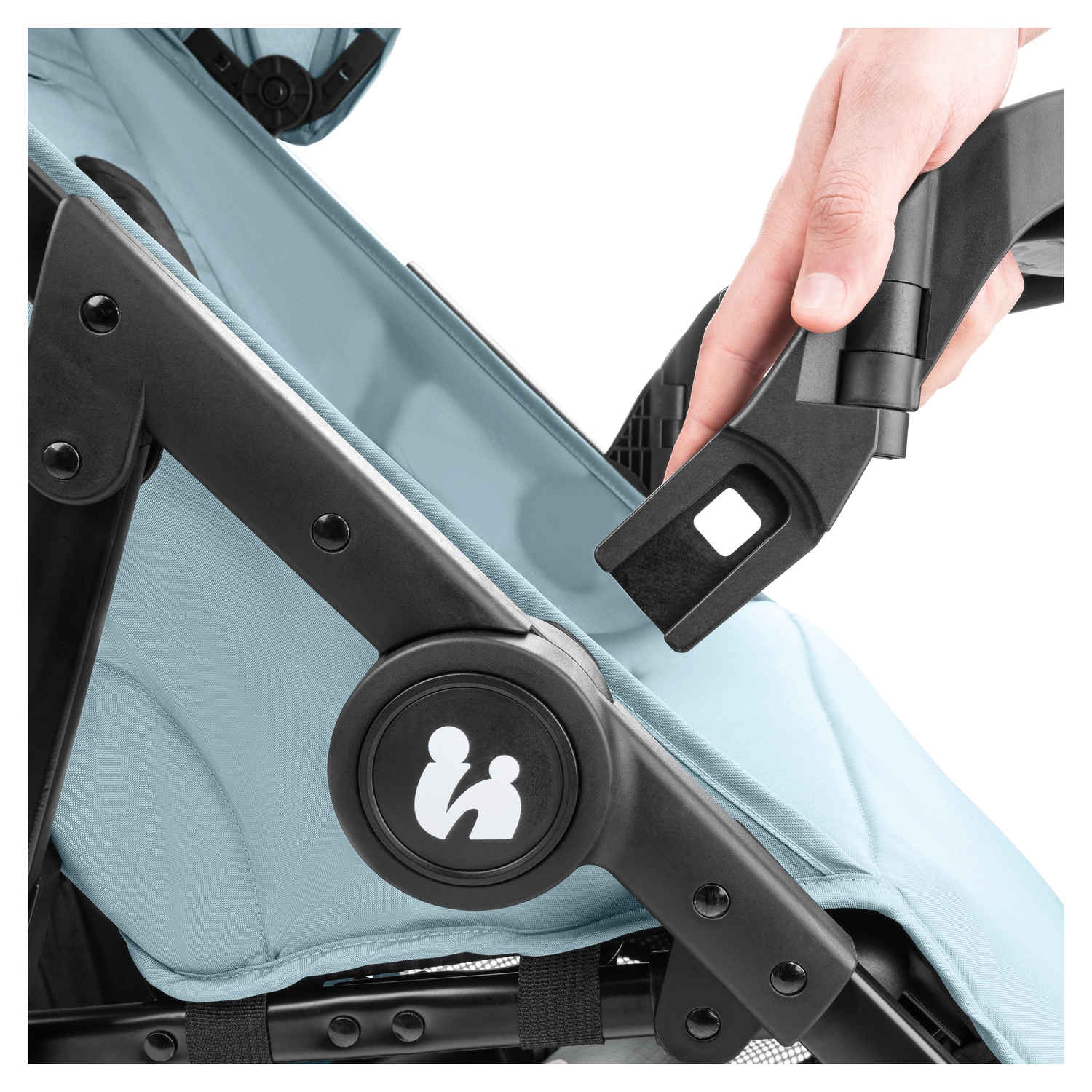 Hauck Kinder-Buggy »Shop N Care, Dusty Blue« 22 kg bis 22 kg belastbar; kompatibel mit Babyschale