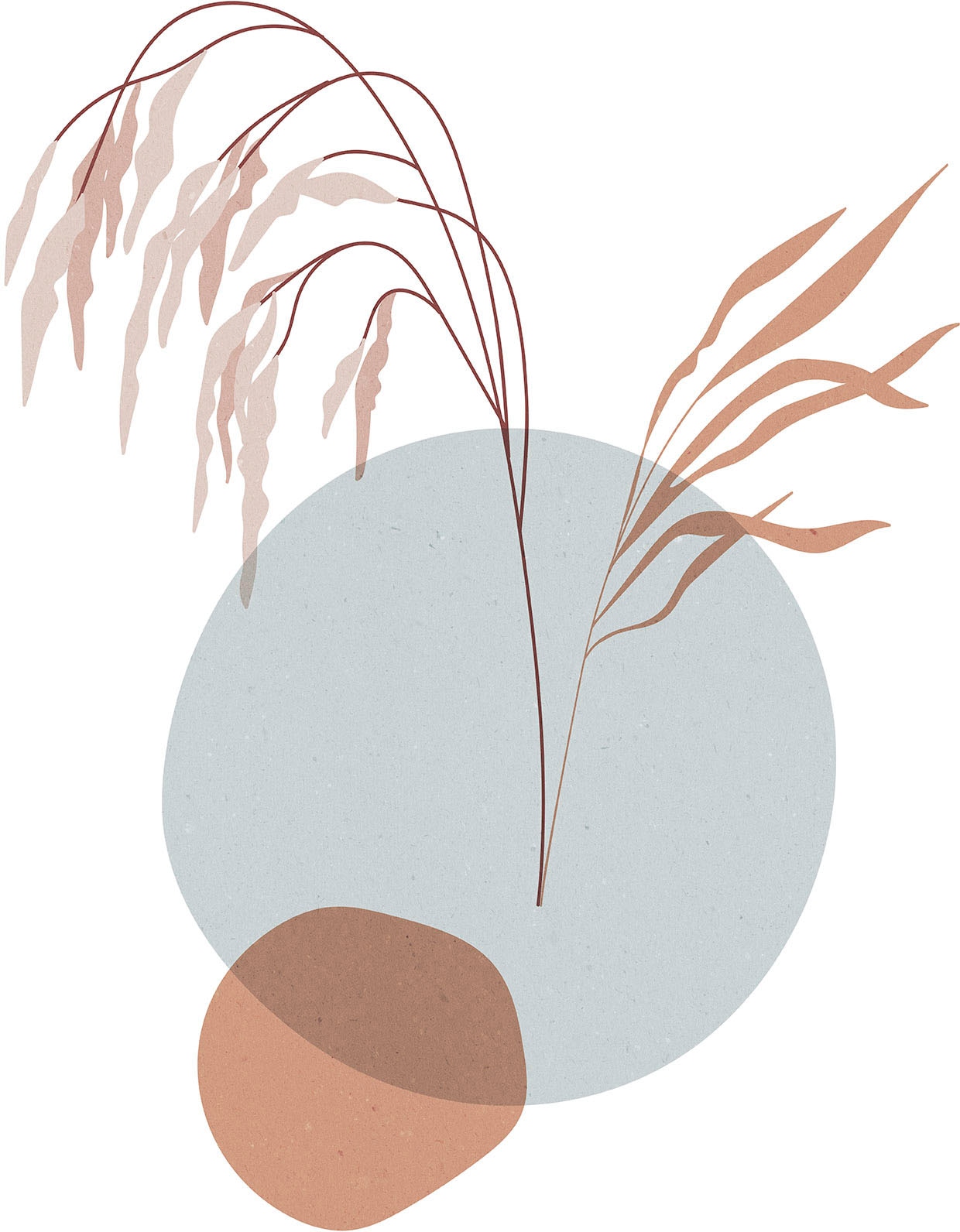 Image of Komar Bild "Bohemian Reedbeds" Natur 1 Stk. tlg. Wandbild zur Dekoration - ohne Rahmen