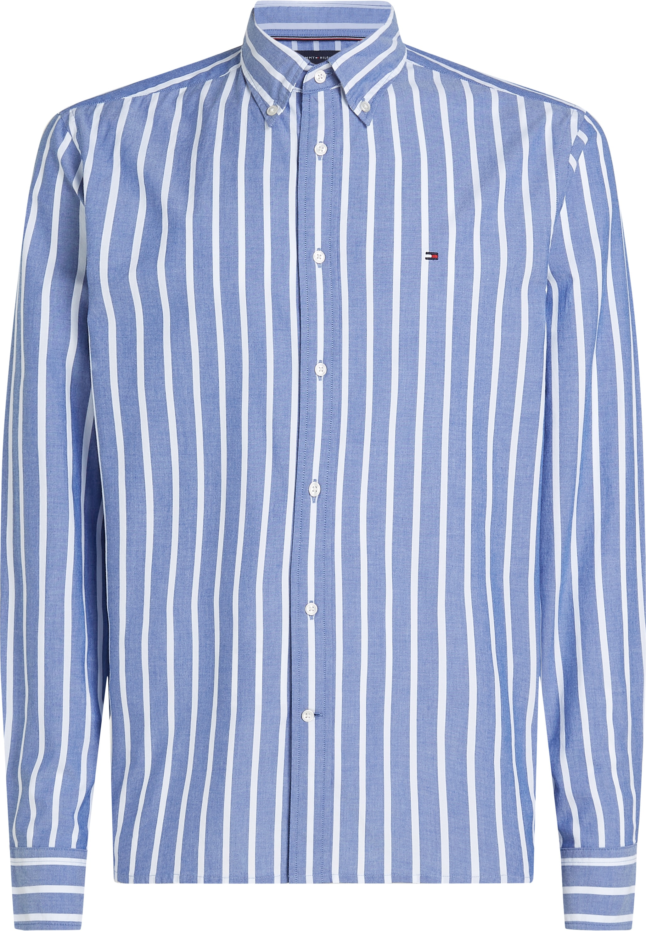 Tommy Hilfiger Businesshemd »FLEX POPLIN NAUTICAL STP SHIRT«