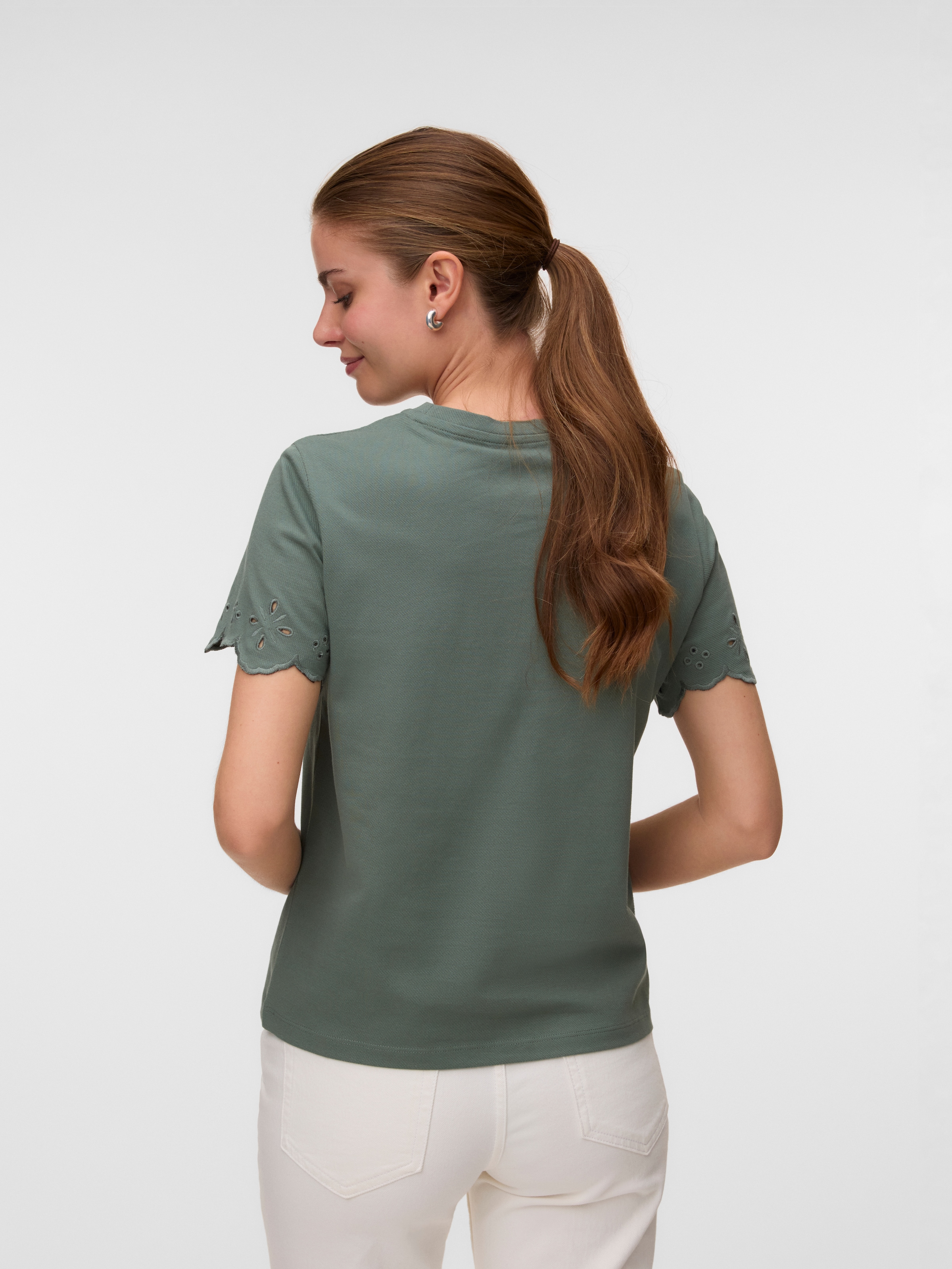 Vero Moda T-shirt à manches courtes »VMLOUISE SS TOP JRS« coton, coupe régulière