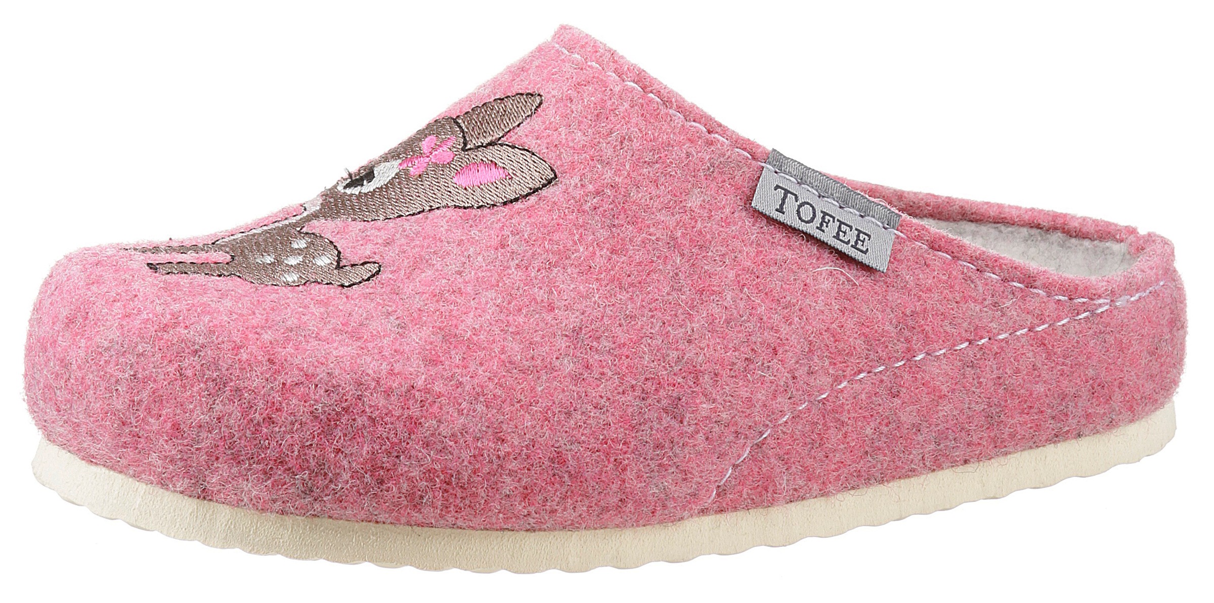 Image of Tofee Pantoffel, mit süssem "Rehlein"-Motiv bei Ackermann Versand Schweiz