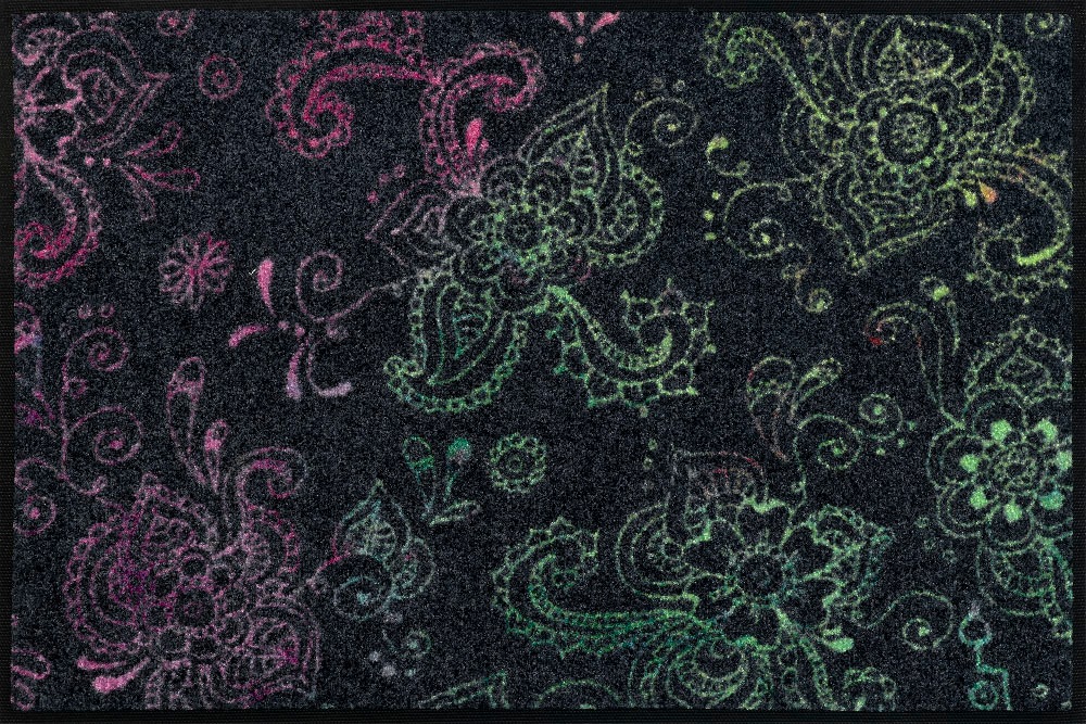 Image of wash+dry by Kleen-Tex Fussmatte »Mehndi«, rechteckig, 7 mm Höhe, Schmutzfangmatte, In- und Outdoor geeignet, waschbar bei Ackermann Versand Schweiz