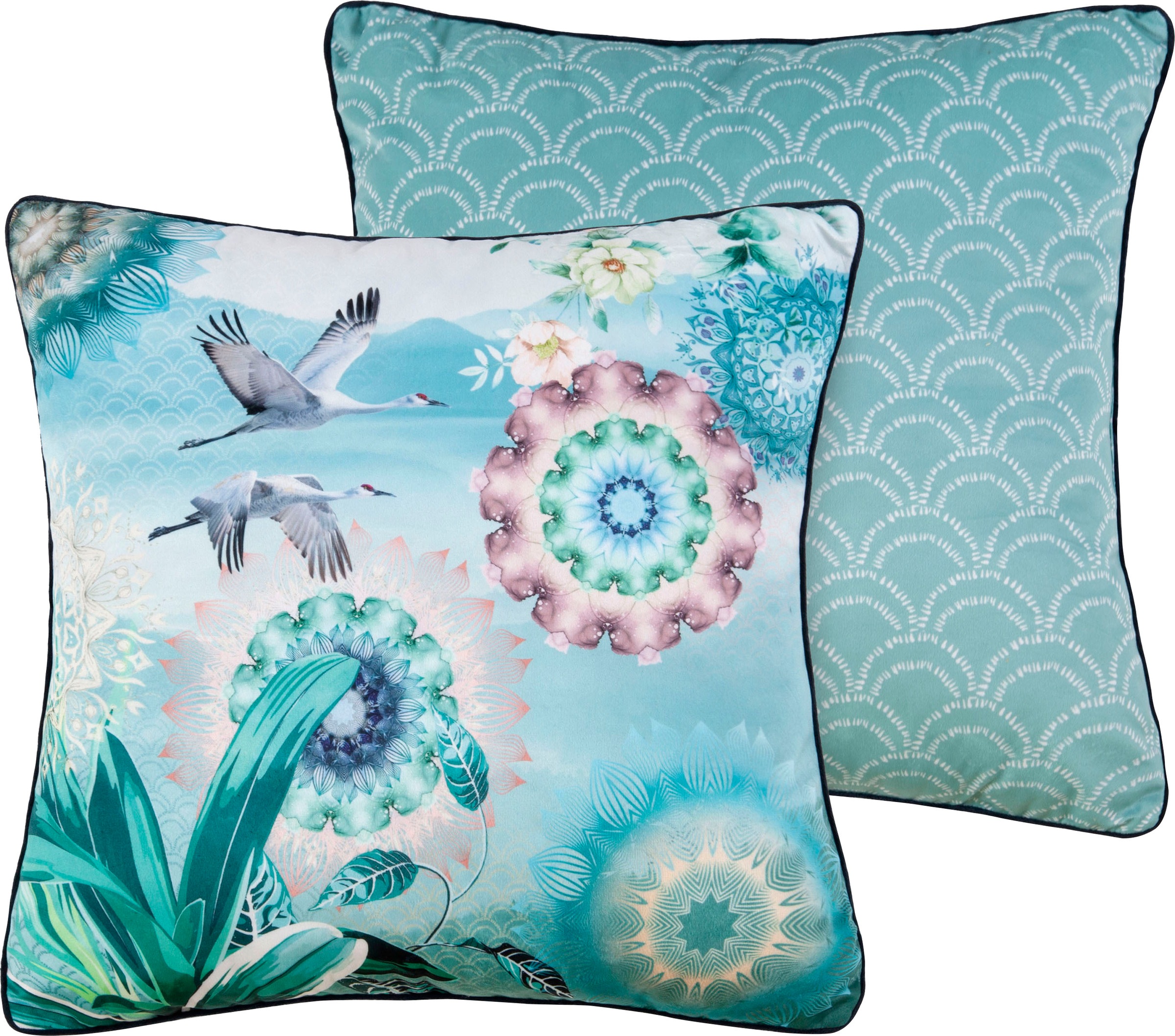 Image of hip Dekokissen »Kimora«, (1 St., 1 48x48 cm Dekokissen - Mit biese), Mandala bei Ackermann Versand Schweiz