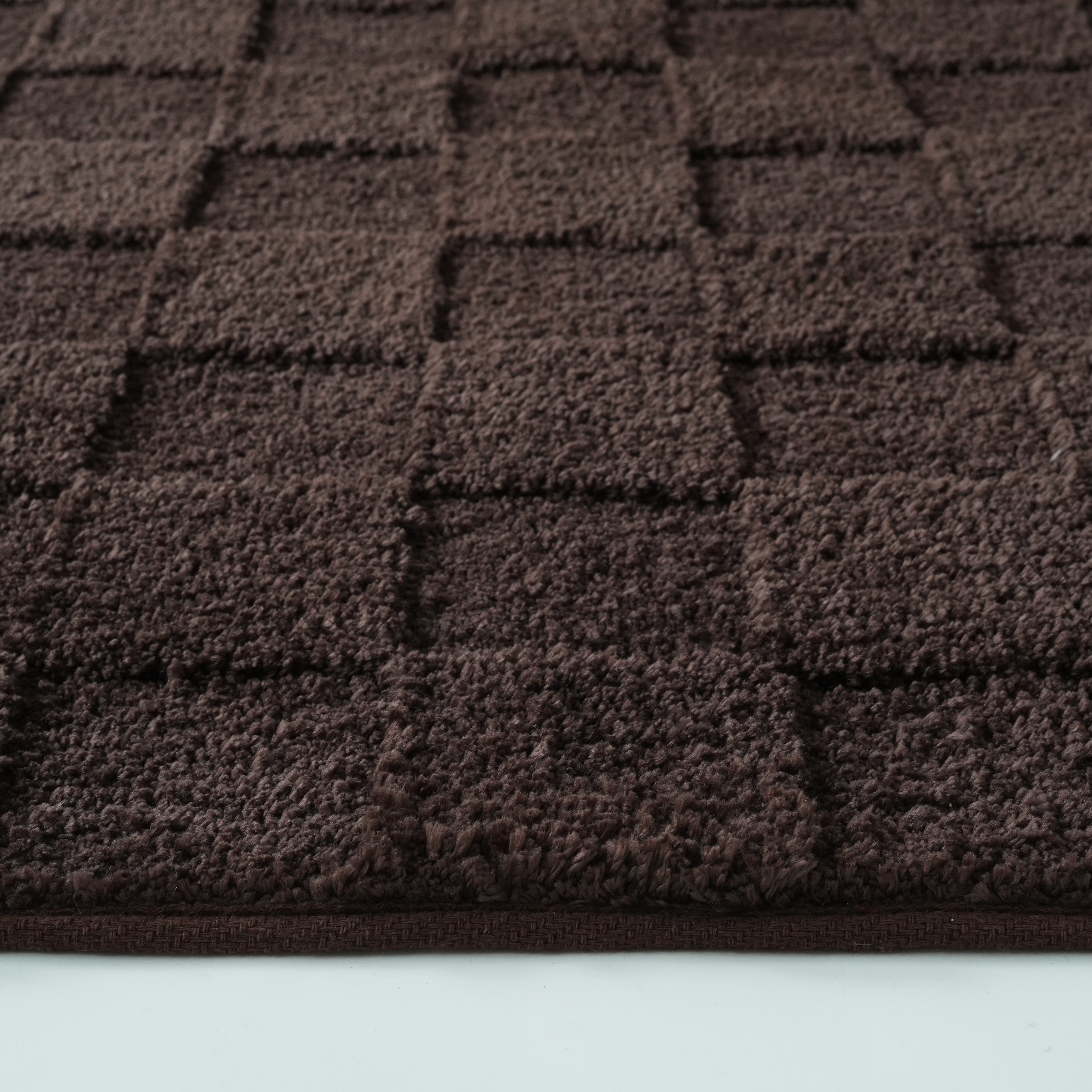 LeGer Home by Lena Gercke Teppich »Esmé, Hochflor-Teppiche, weich, Boho« rechteckig 23 mm Höhe Hoch-Tief-Struktur, Uni, Kästchen, Wohnzimmer, Schlafzimmer, Esszimmer