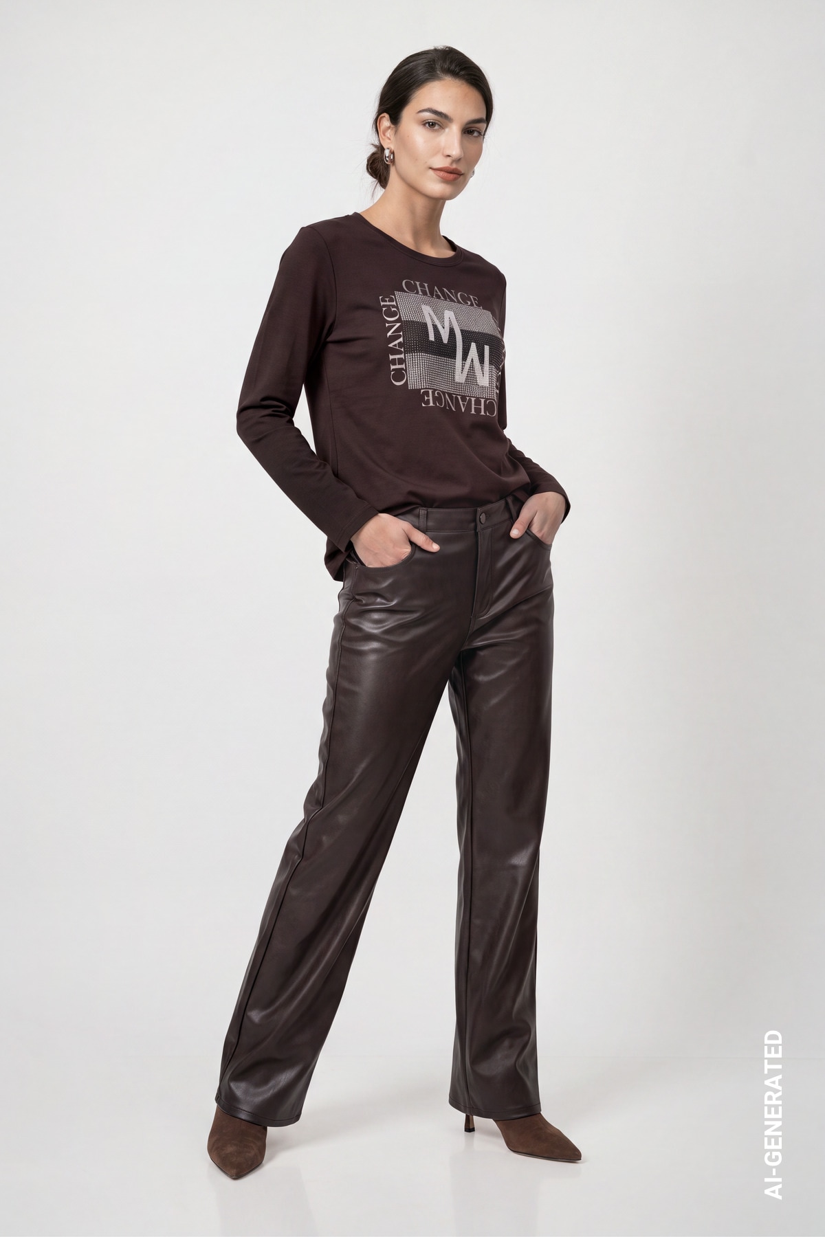 Monari Langarmshirt »Shirt Schmuck« Regular fit mit Rundhalsausschnitt