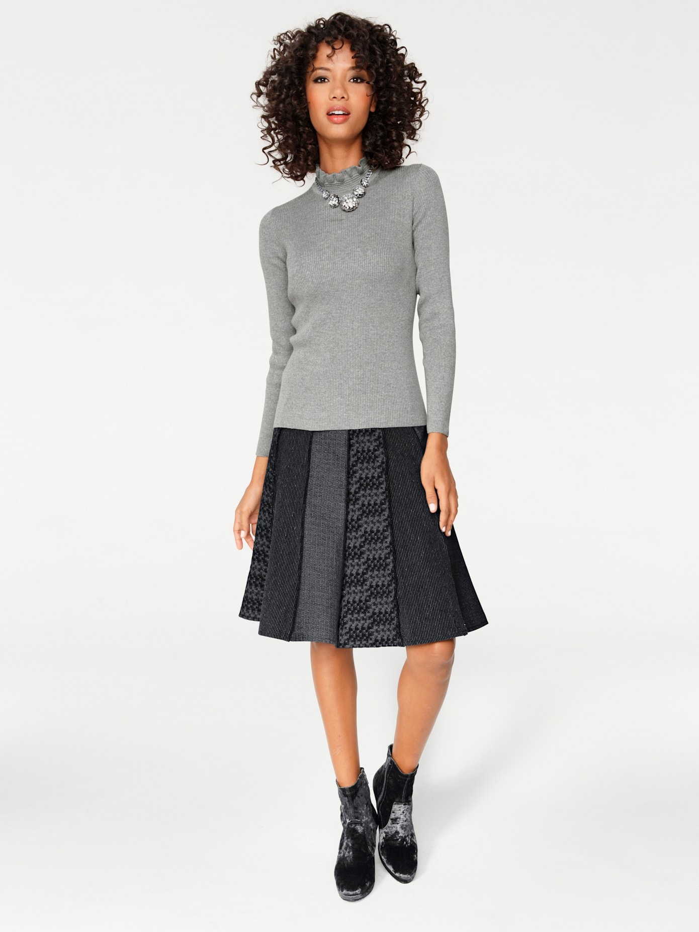 Image of LINEA TESINI by heine Stehkragenpullover "Stehkragen-Pullover"