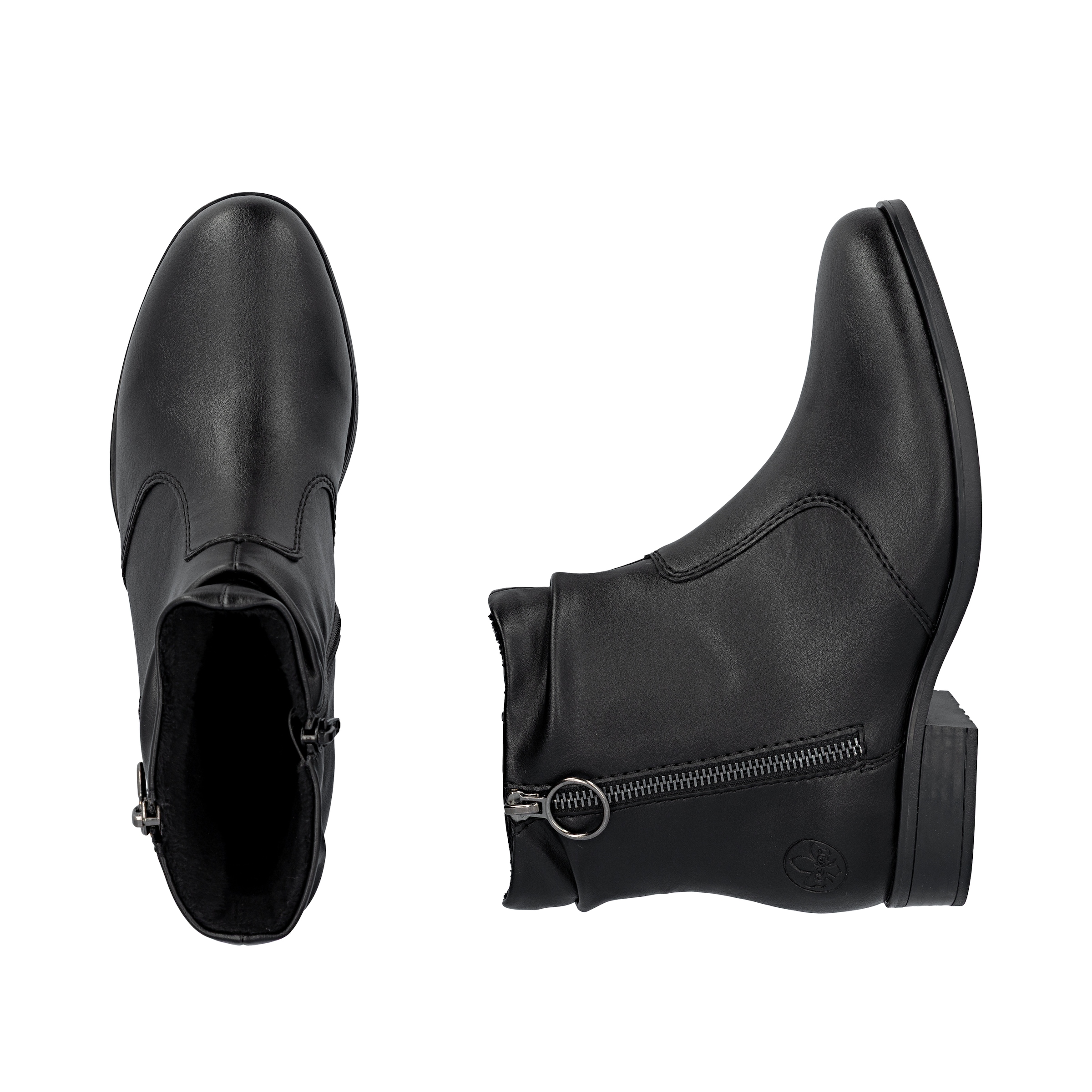 Rieker Stiefelette  Boots, Blockabsatz, mit Innenreissverschluss