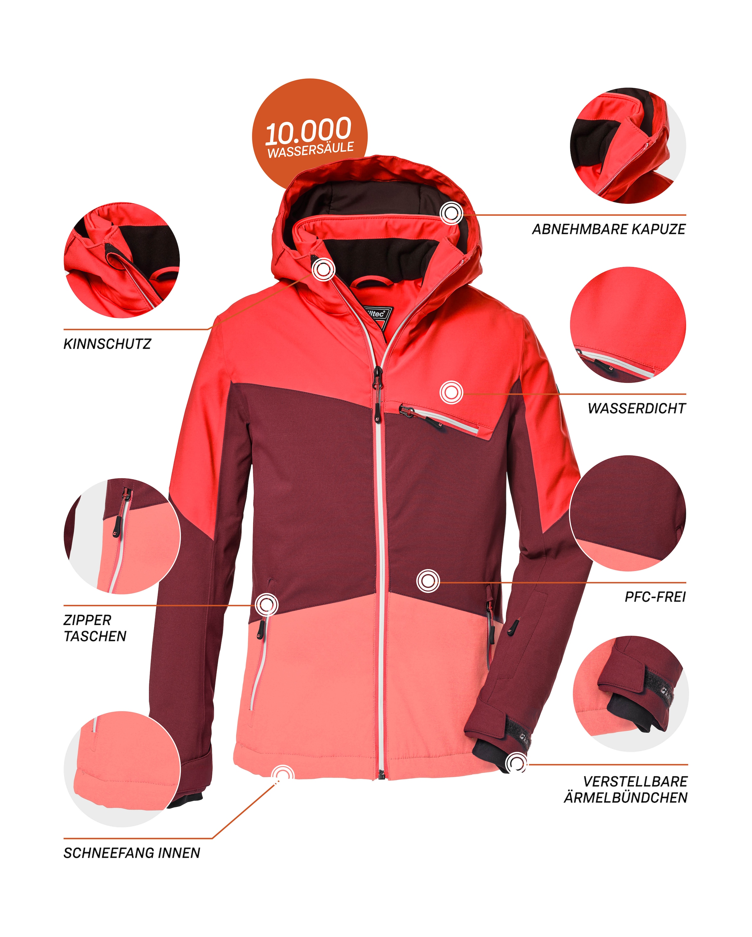 Killtec Skijacke »KSW 182 GRLS SKI JCKT«