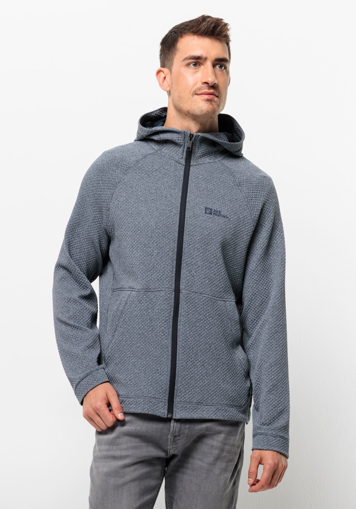 Image of Jack Wolfskin Kapuzenfleecejacke "FERNWEH HOODED JKT M" mit Kapuze