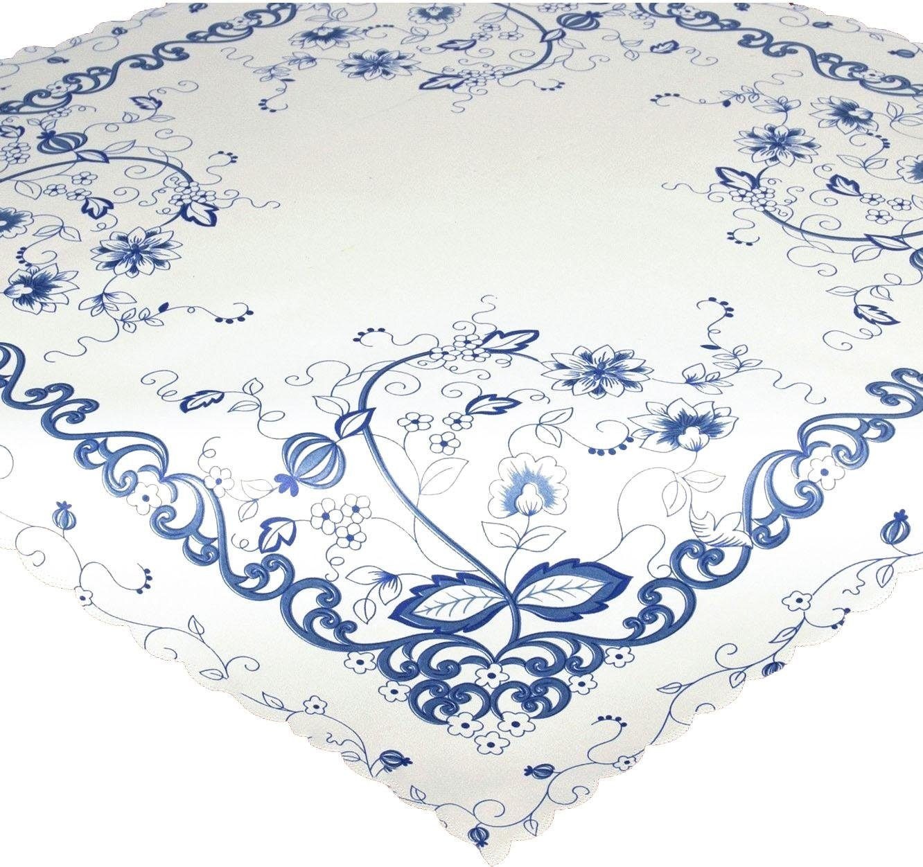 Image of Delindo Lifestyle Mitteldecke "ZWIEBELMUSTER" Glattes Gewebe, bedruckt