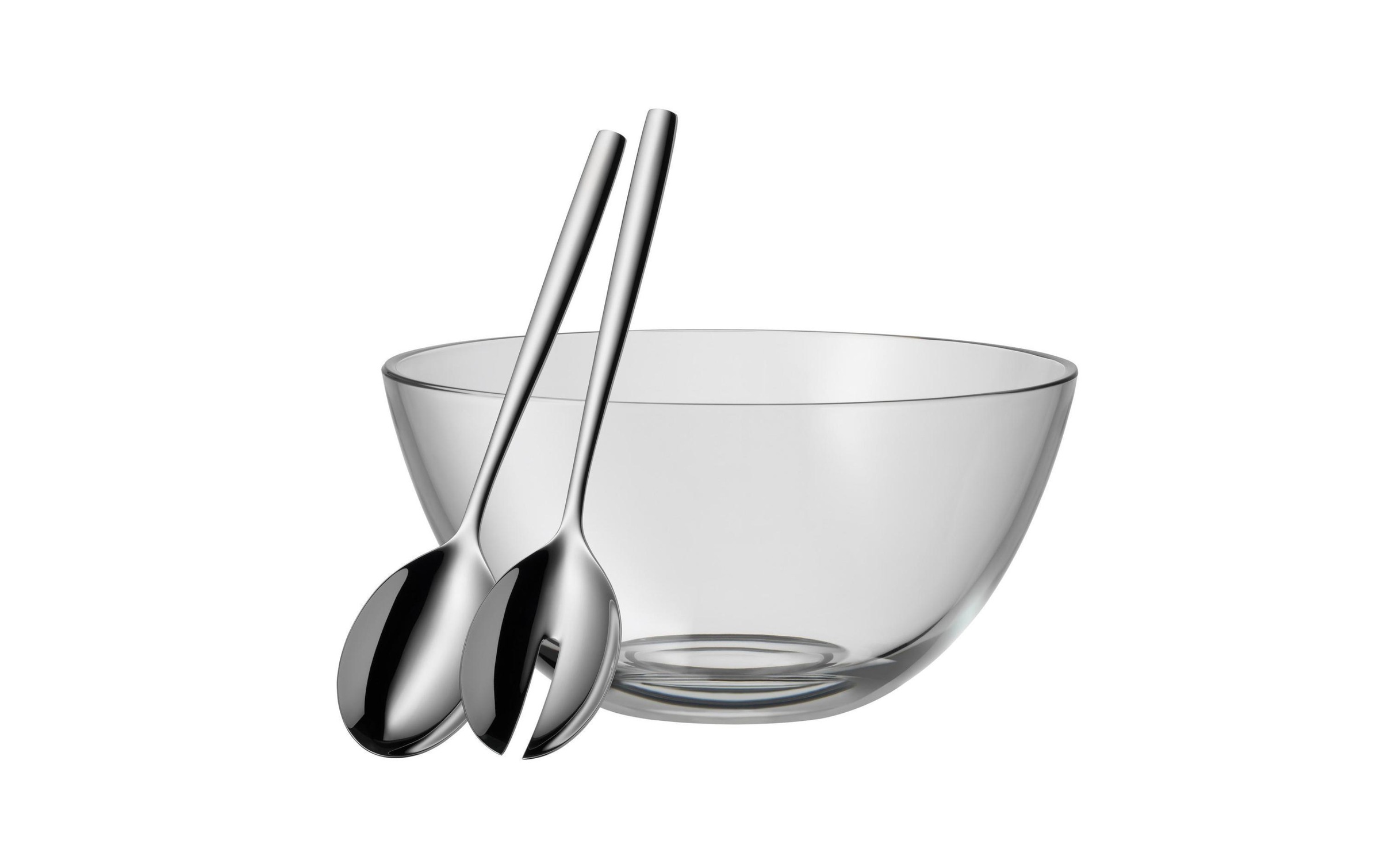 Image of WMF Salatschüssel »WMF Salatschüssel-Set mit Besteck 2«, aus Edelstahl bei Ackermann Versand Schweiz
