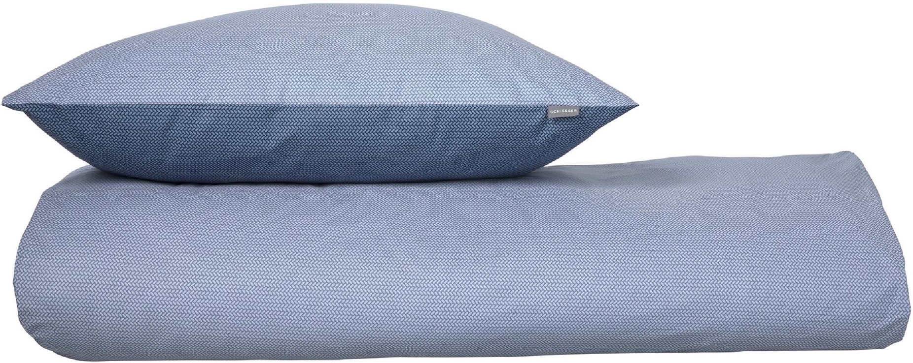 Image of Schiesser Bettwäsche "Silva in einem simplen Minimaldessin in angesagter Strickoptik" 2 Stk. OEKO-TEX MADE IN GREEN