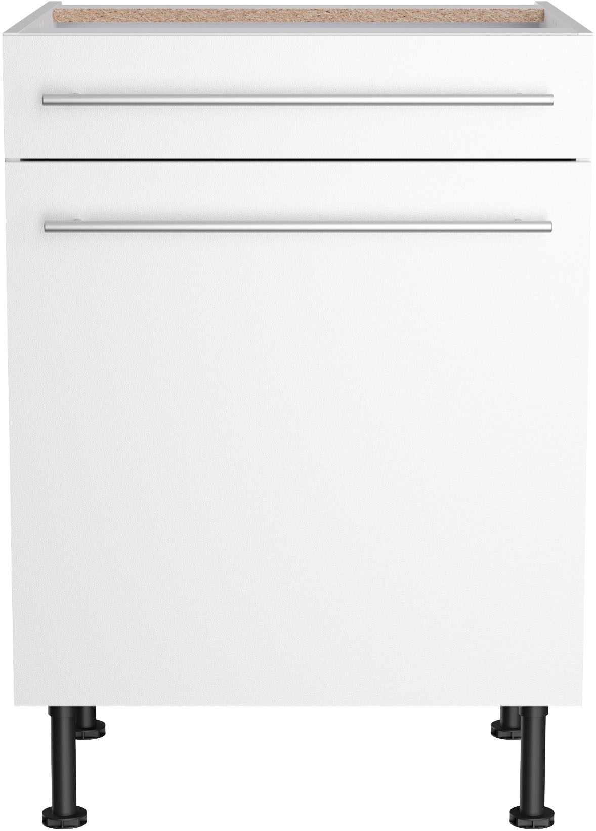 KOCHSTATION Unterschrank »KS-Bern2«, Breite 60 cm, 1 Tür, 1 Schubkasten, 1 Einlegeboden