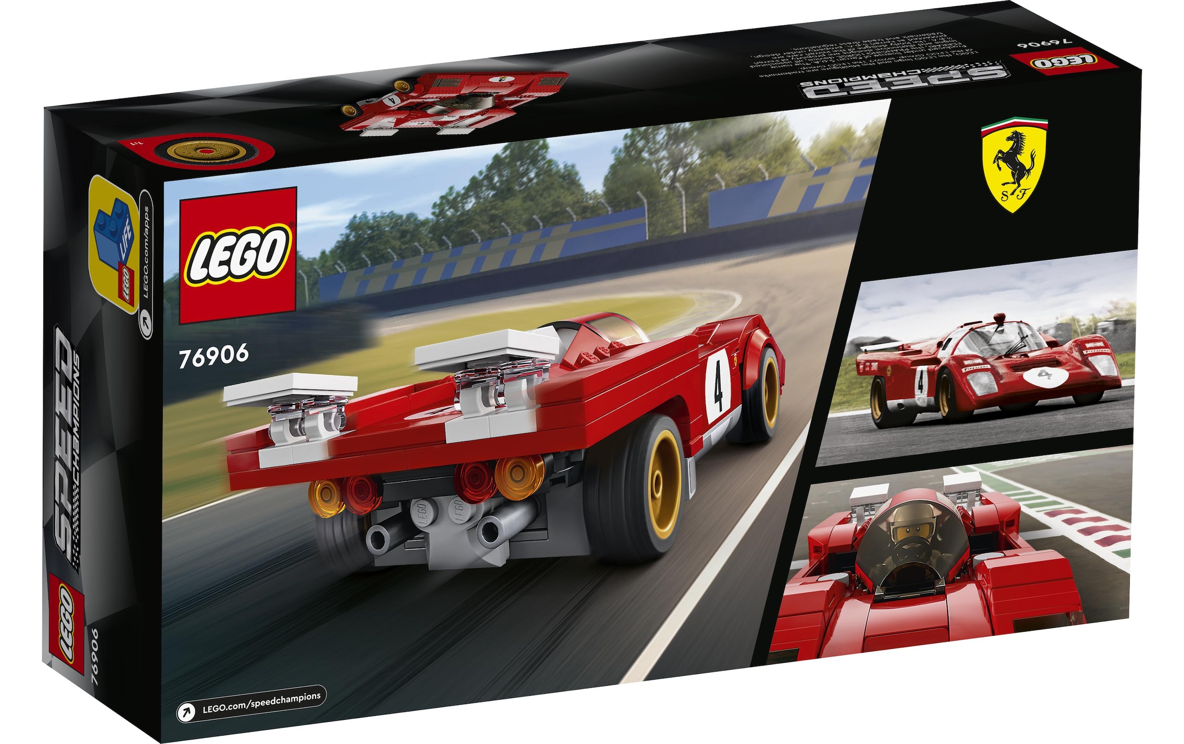 LEGO® Spielbausteine »LEGO Speed Champions 1970 Ferrari«, (291 St.)