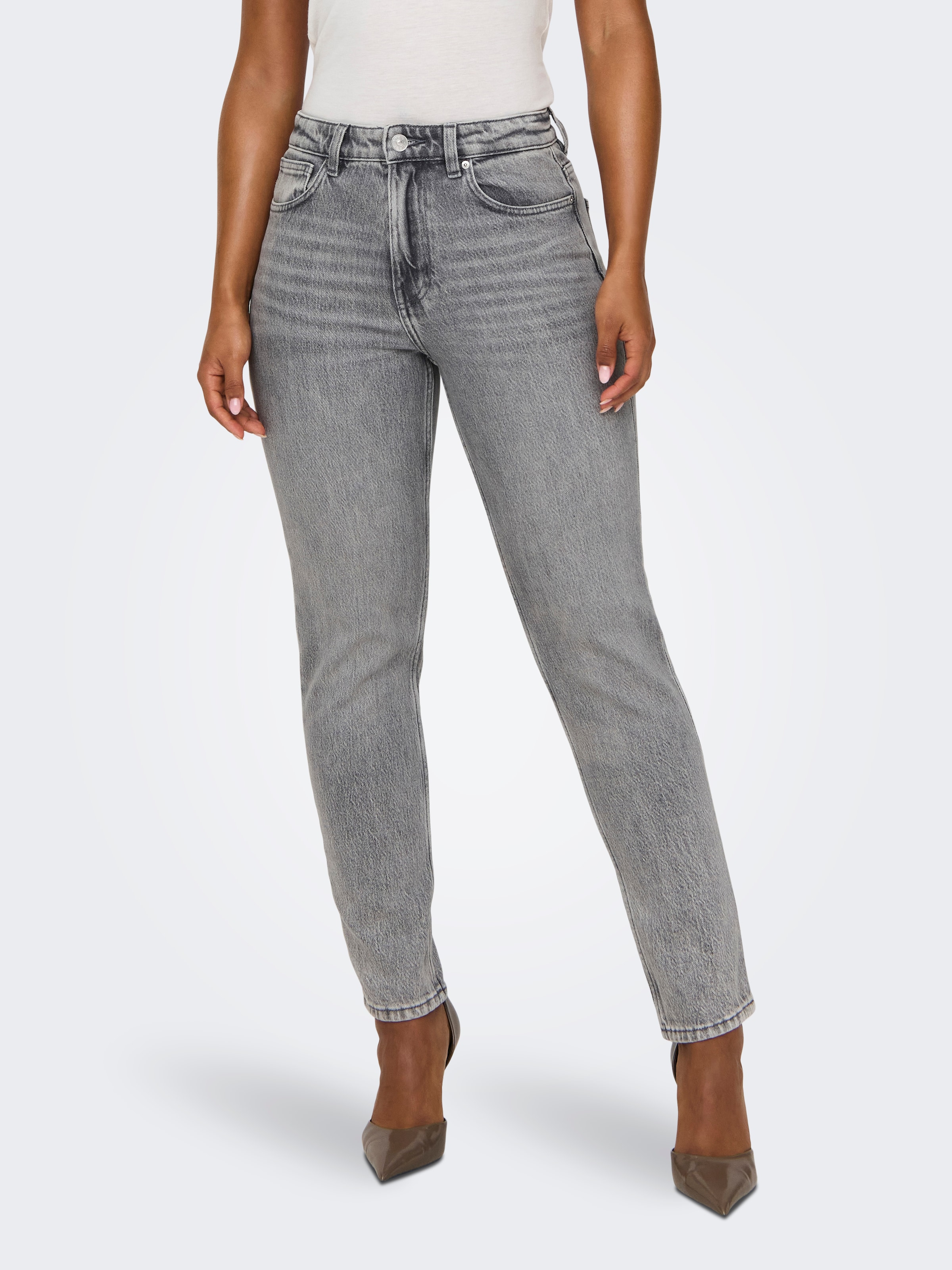 Image of ONLY High-waist-Jeans "ONLEMILY HW STR ANK DNM NAS027 NOOS"
