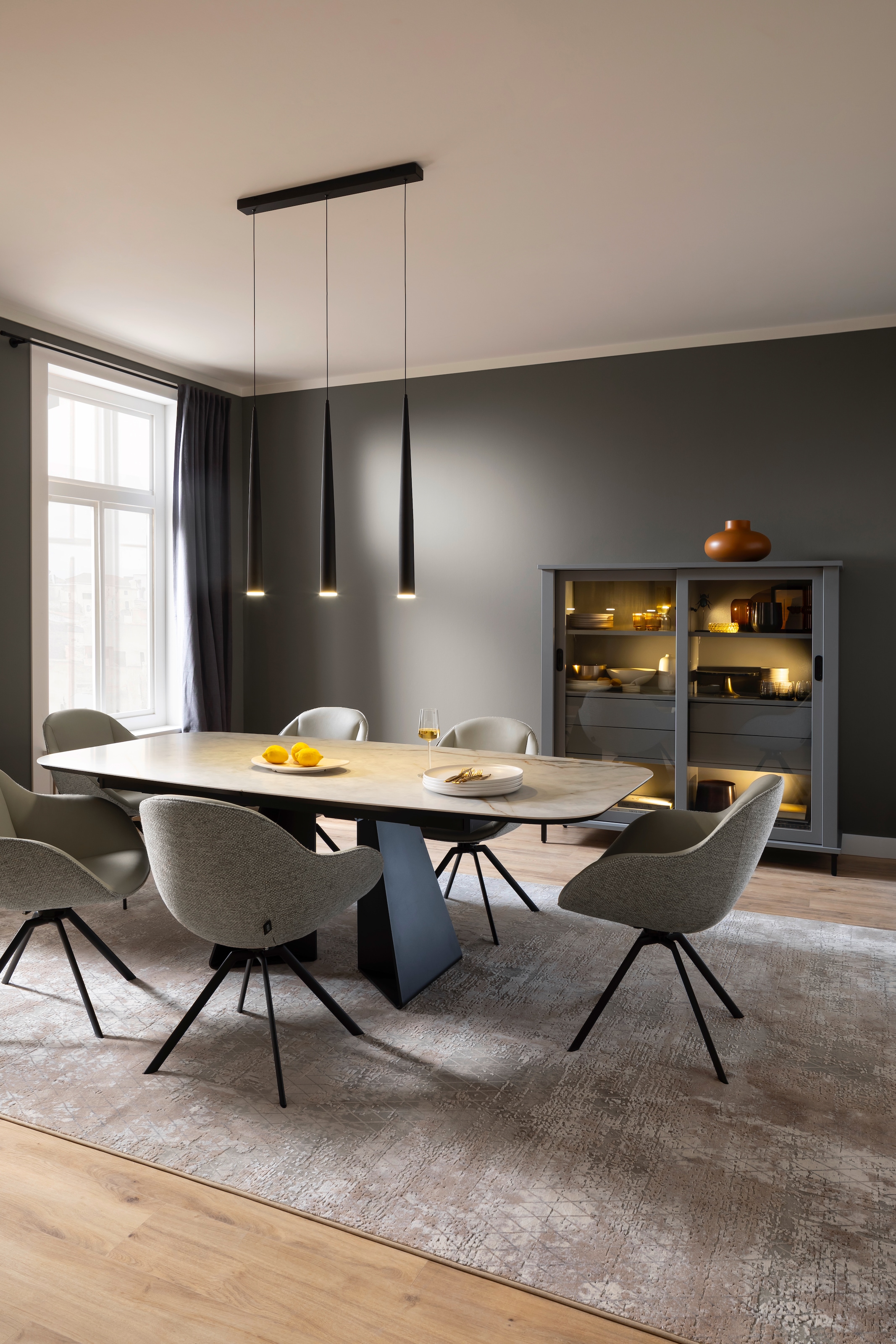 SCHÖNER WOHNEN-Kollektion Tapis »Vision 211« Rectangulaire 7 mm Höhe Viskoseteppich mit Glanz, Wohnzimmer