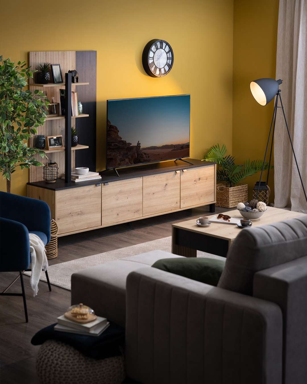 Home affaire Wohnwand »Margate inkl.TV-Board und Standregal«