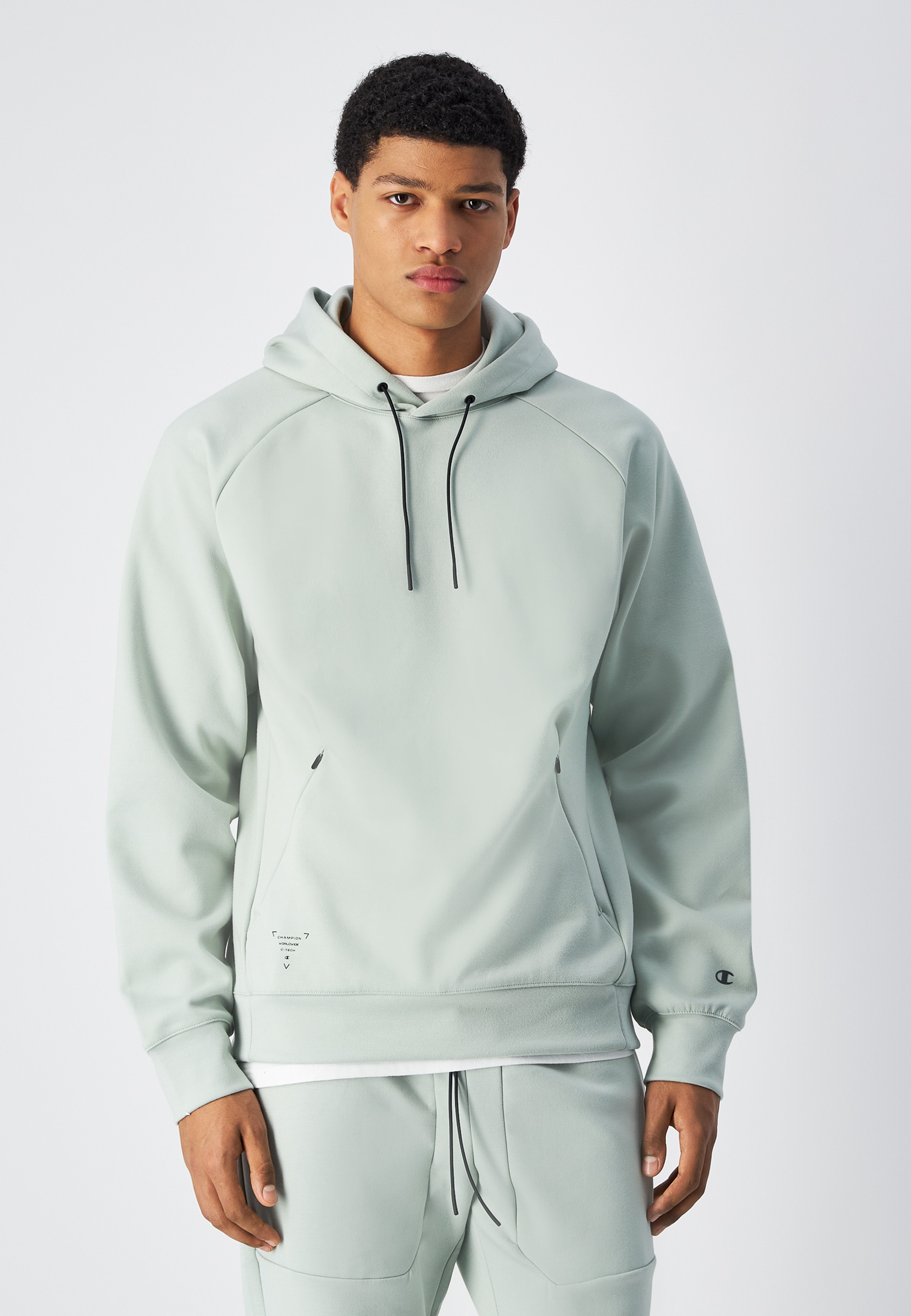 Image of Champion Kapuzensweatshirt, sportlicher Kapuzensweatshirt-Stil, mit Kapuze