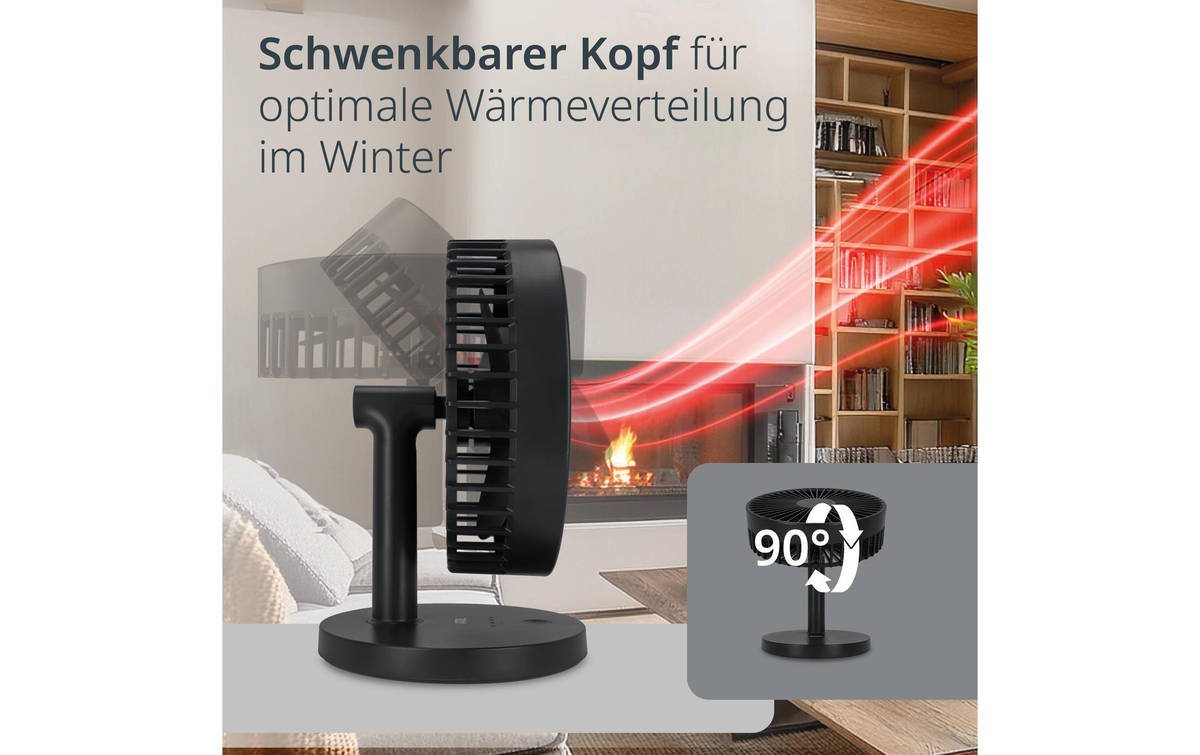 ADE Tischventilator »kabellos«