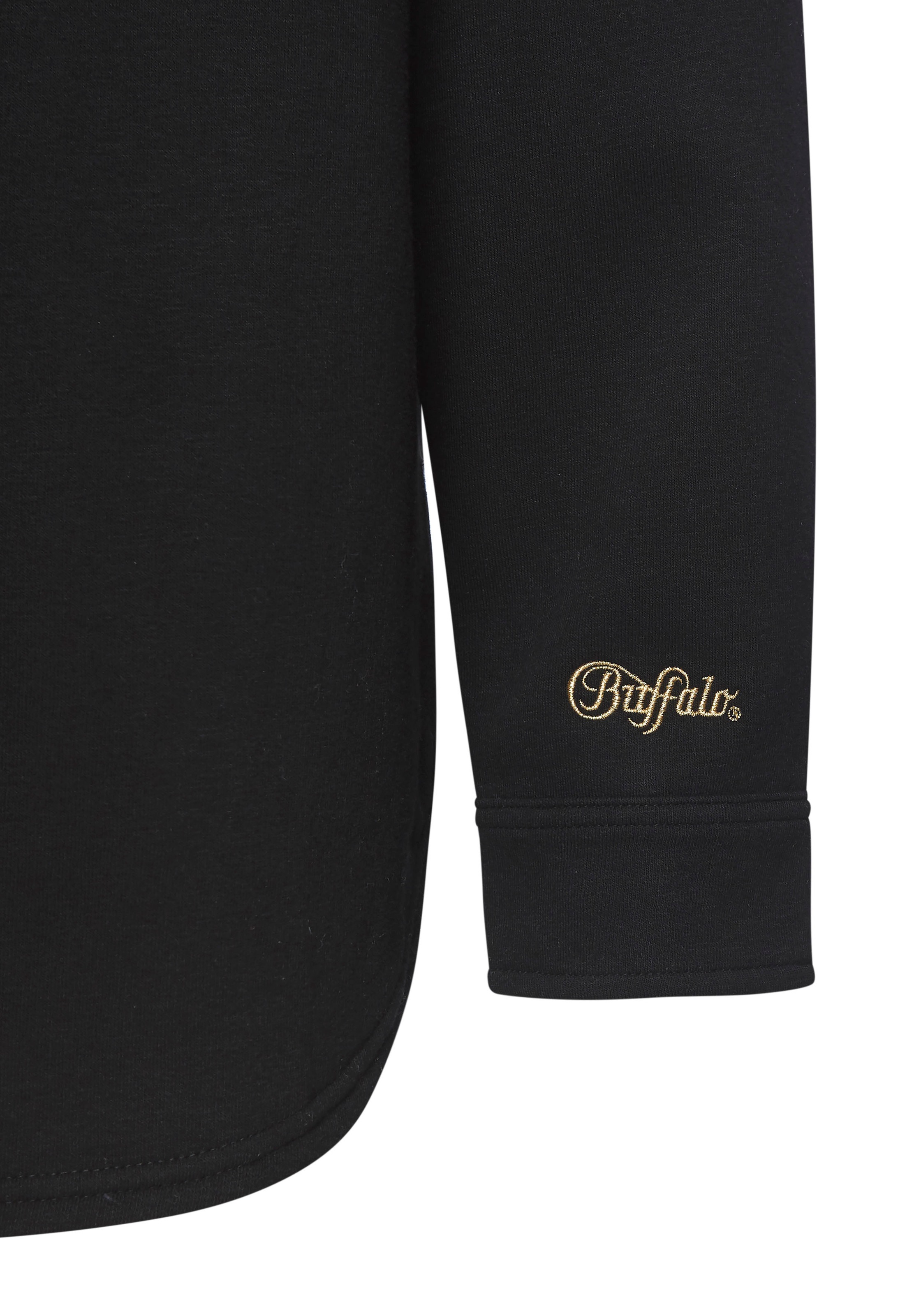 Buffalo Blusenshirt, mit Logostickerei