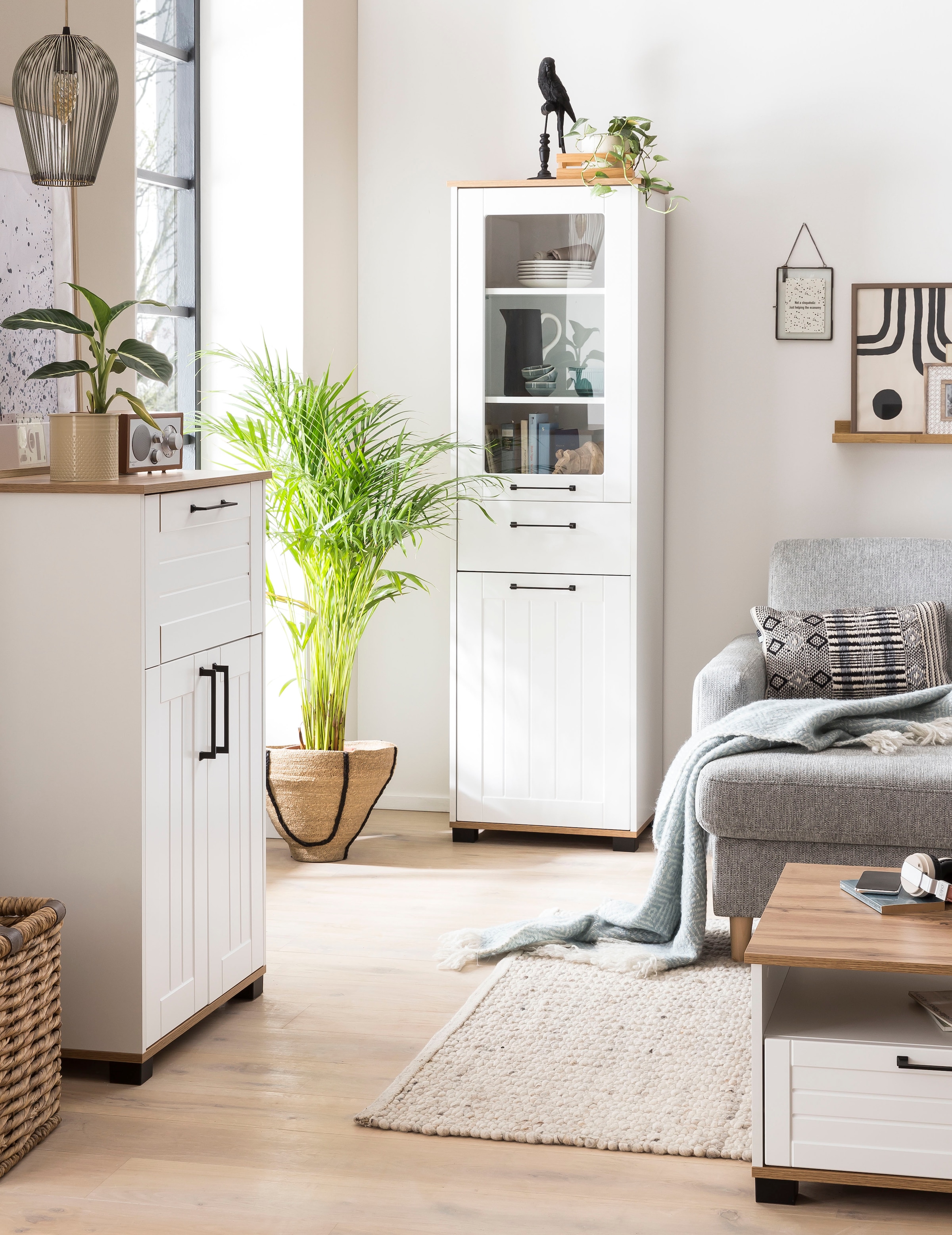 Schildmeyer Couchtisch »Jelda, Breite 60 cm« Schubladenfront in Landhausoptik