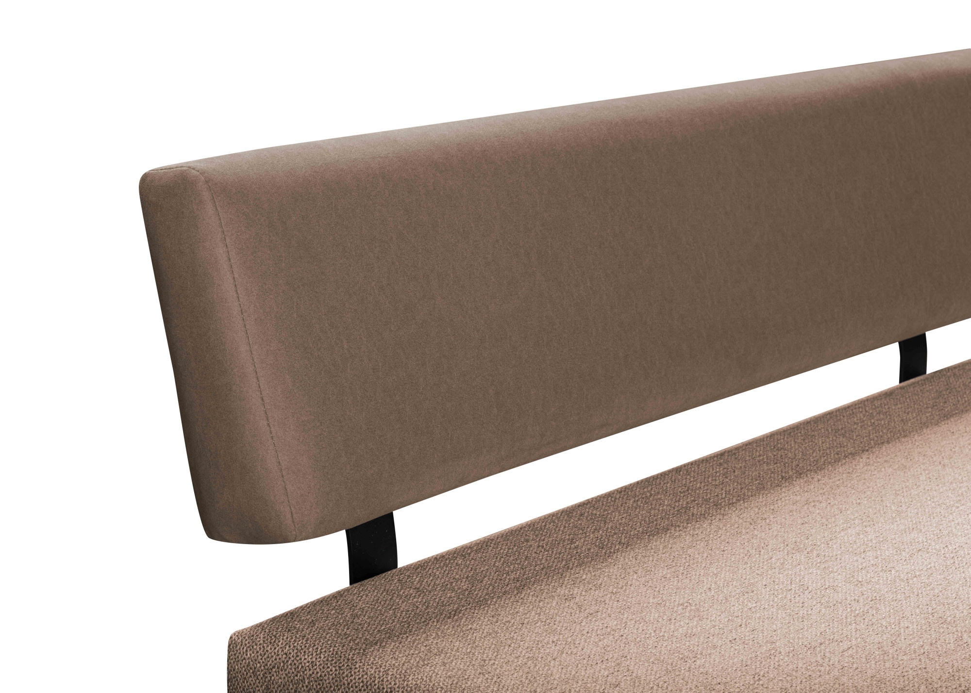 GOODproduct Sitzbank »Gabi Esszimmerbank, Bank, Küchenbank, Polsterbank« Gestell aus matt-schwarzem Flachmetall, stabil, 2-Stoff-Design