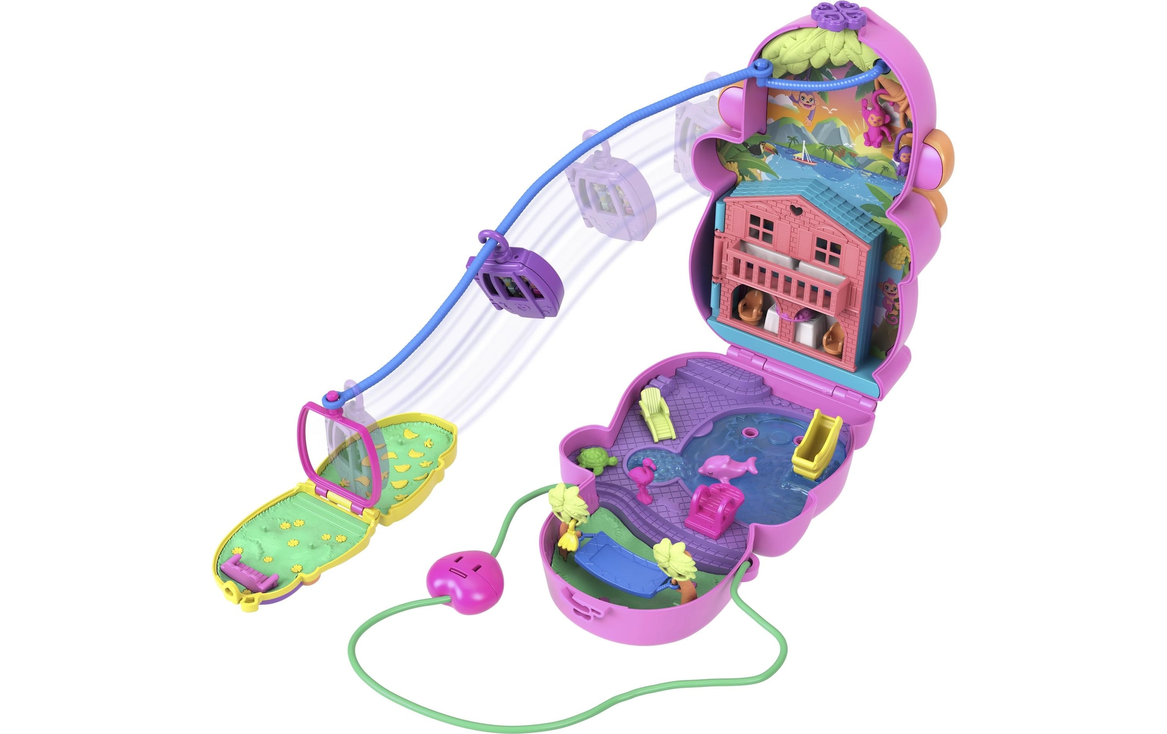 Polly Pocket Puppenhaus »Affenmama und Baby«