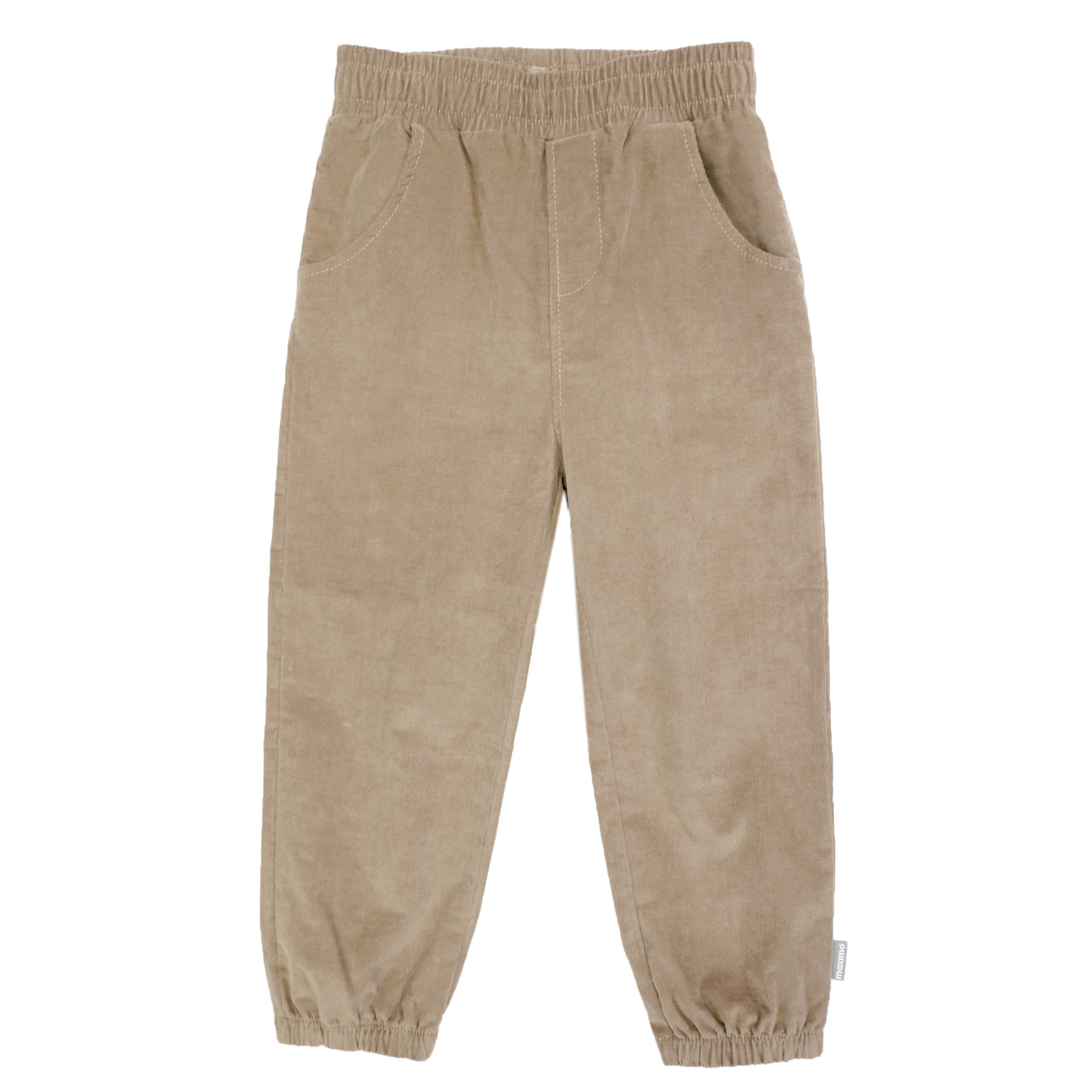 Image of MAXIMO Cordhose Stretch-Cord, Gummizug am Bund und Beinabschlüssen, Seitentaschen