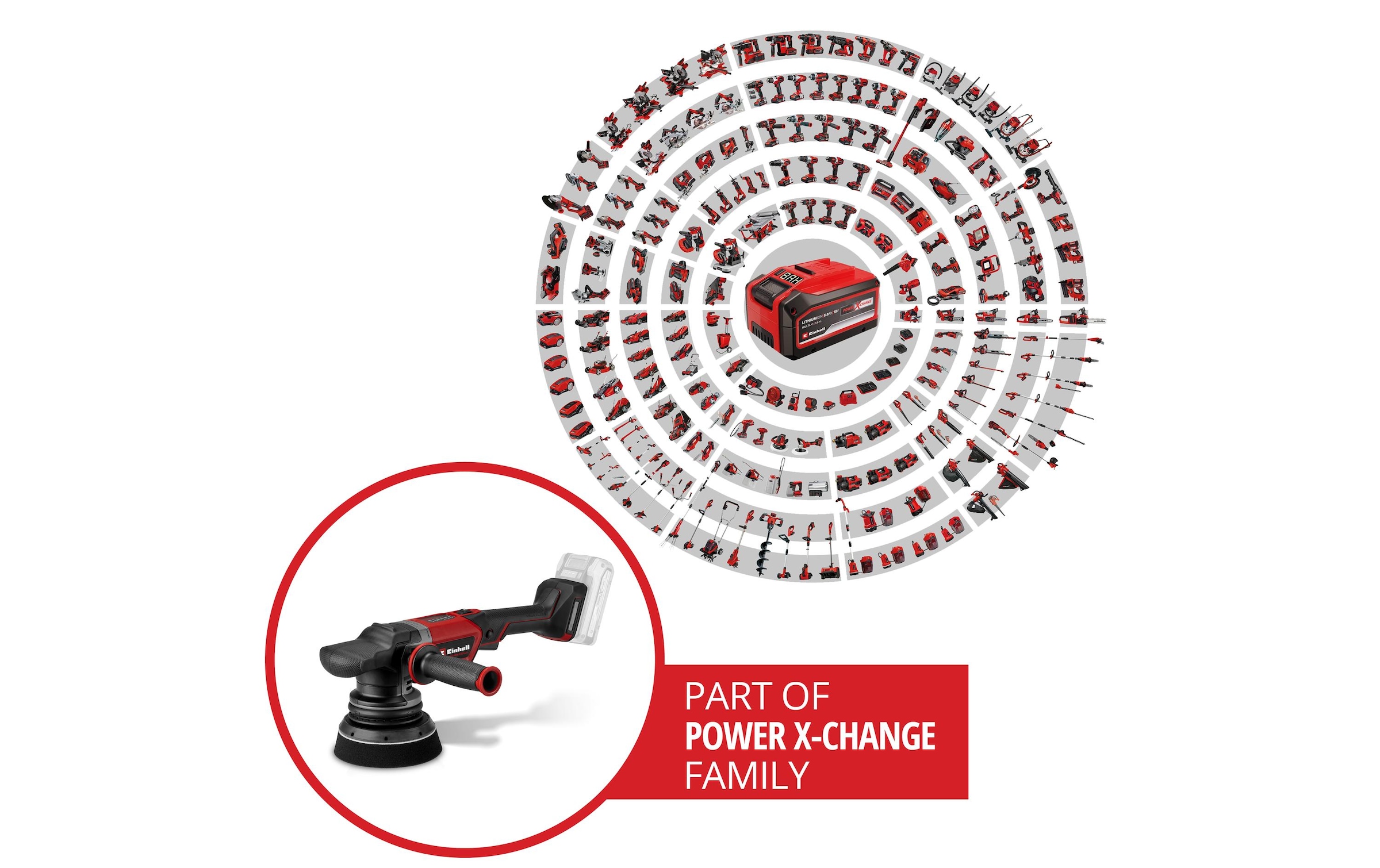   Akku-Poliermaschine »Einhell Professional CP-EP 18/125 Li BL-Solo« Akku-Exzenterpolierer