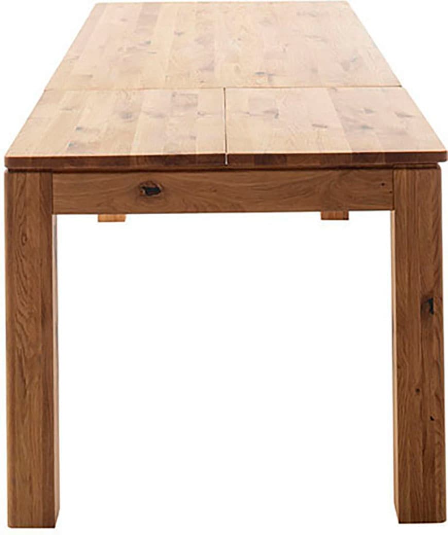 MCA furniture Esstisch »ETNA 4-Fuss Tisch« Einzelstück,  Massivholz,durchgehende Lamelle,Stollenfuss 10x10cm,Tischplatte 2,5cm