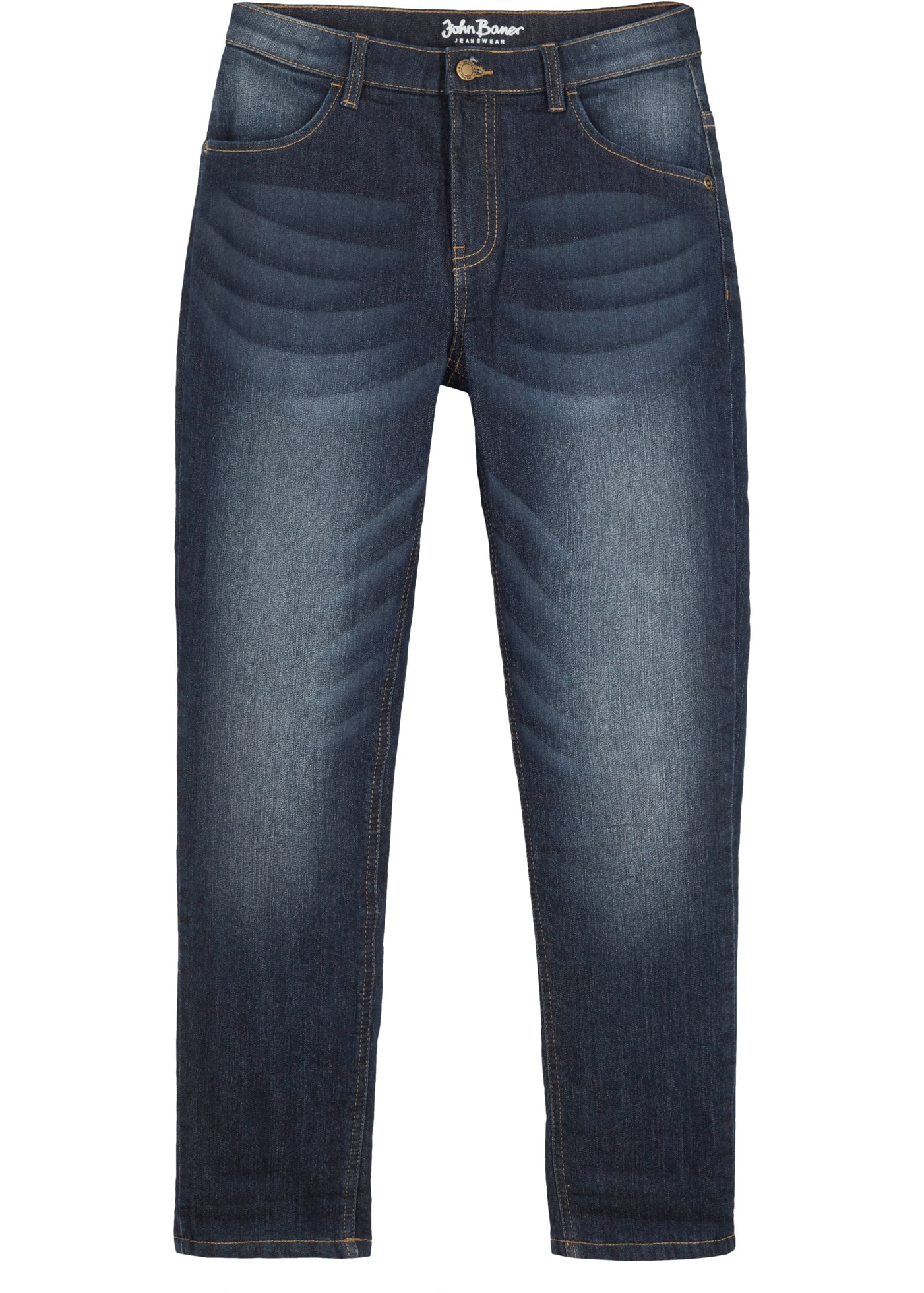 bonprix Slim-fit-Jeans Thermo Slim-Fit-Jeans mit Fleecefutter, Straight