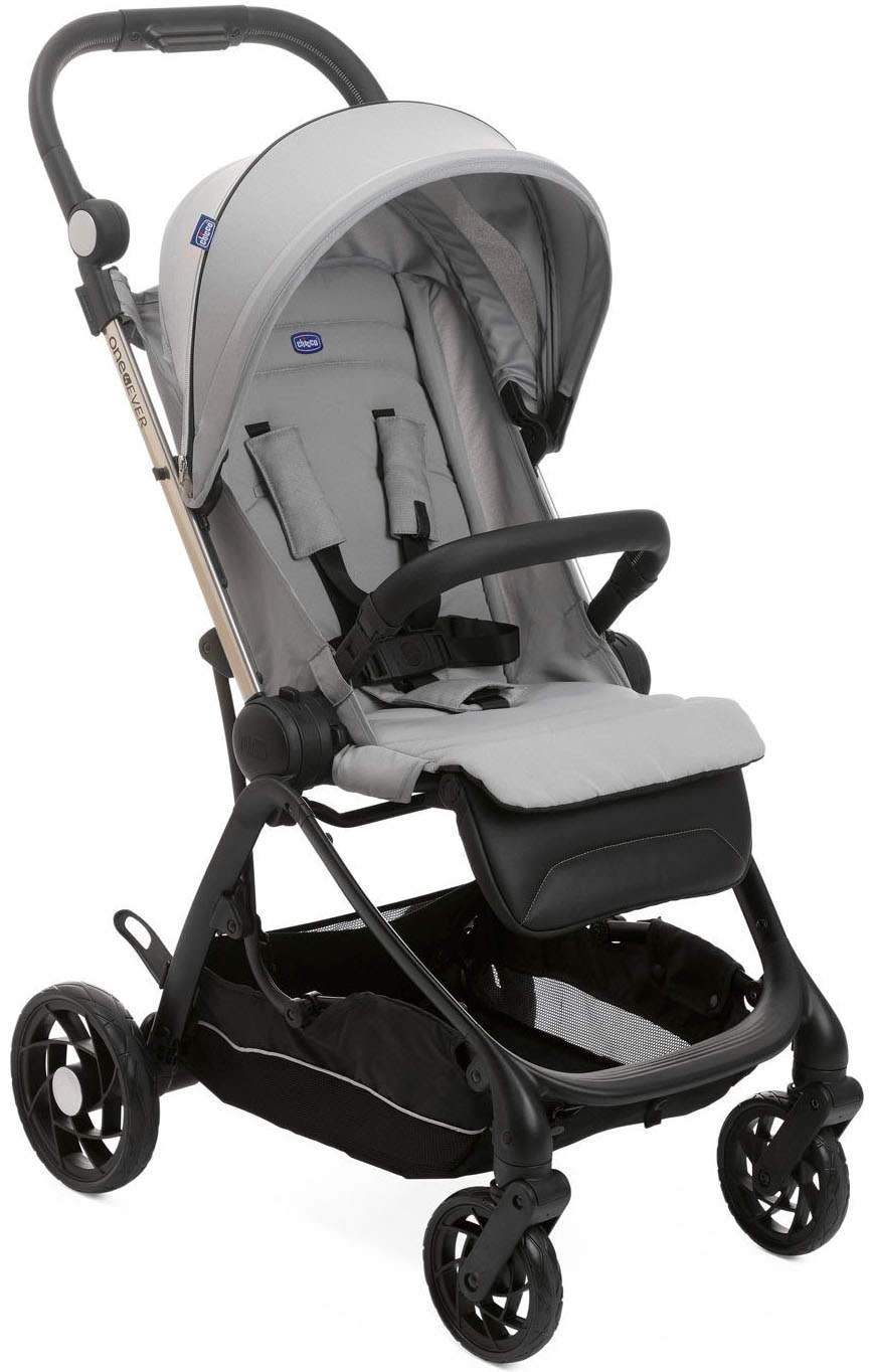 Chicco Kombi-Kinderwagen »Kinderwagen One4ever, silverleaf«, mit zwei Sitzen