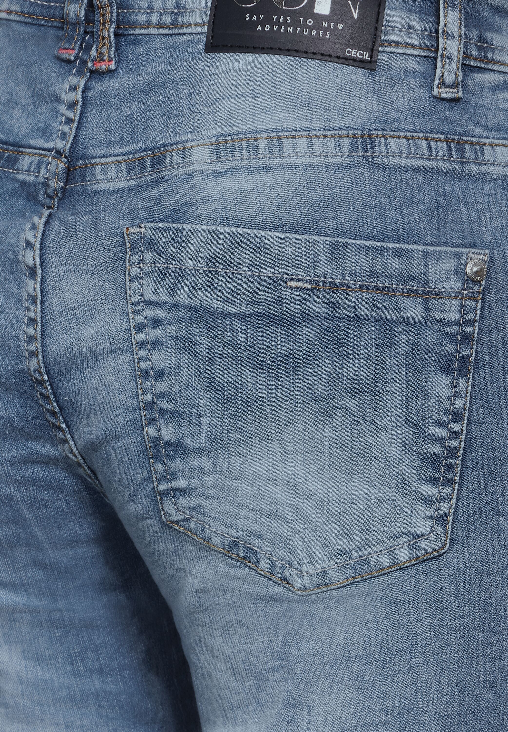 Cecil Slim-fit-Jeans »Style Toronto«, im 5-Pocket-Style