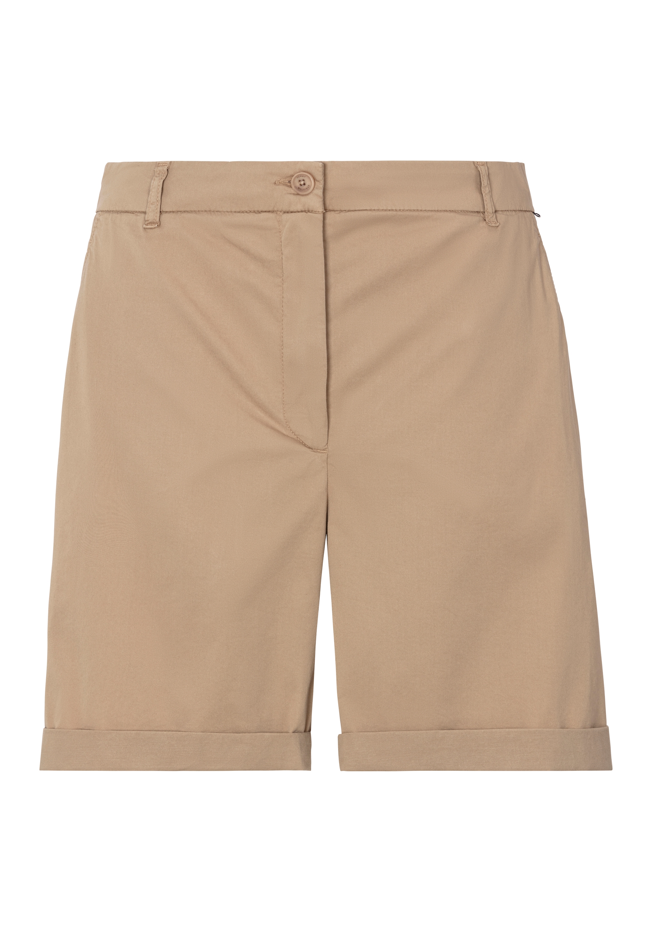 Tommy Hilfiger Curve Shorts »CRV CO BLEND GMD CHINO SHORT«, in Grossen Grössen, Chino Qualität, Logostickerei