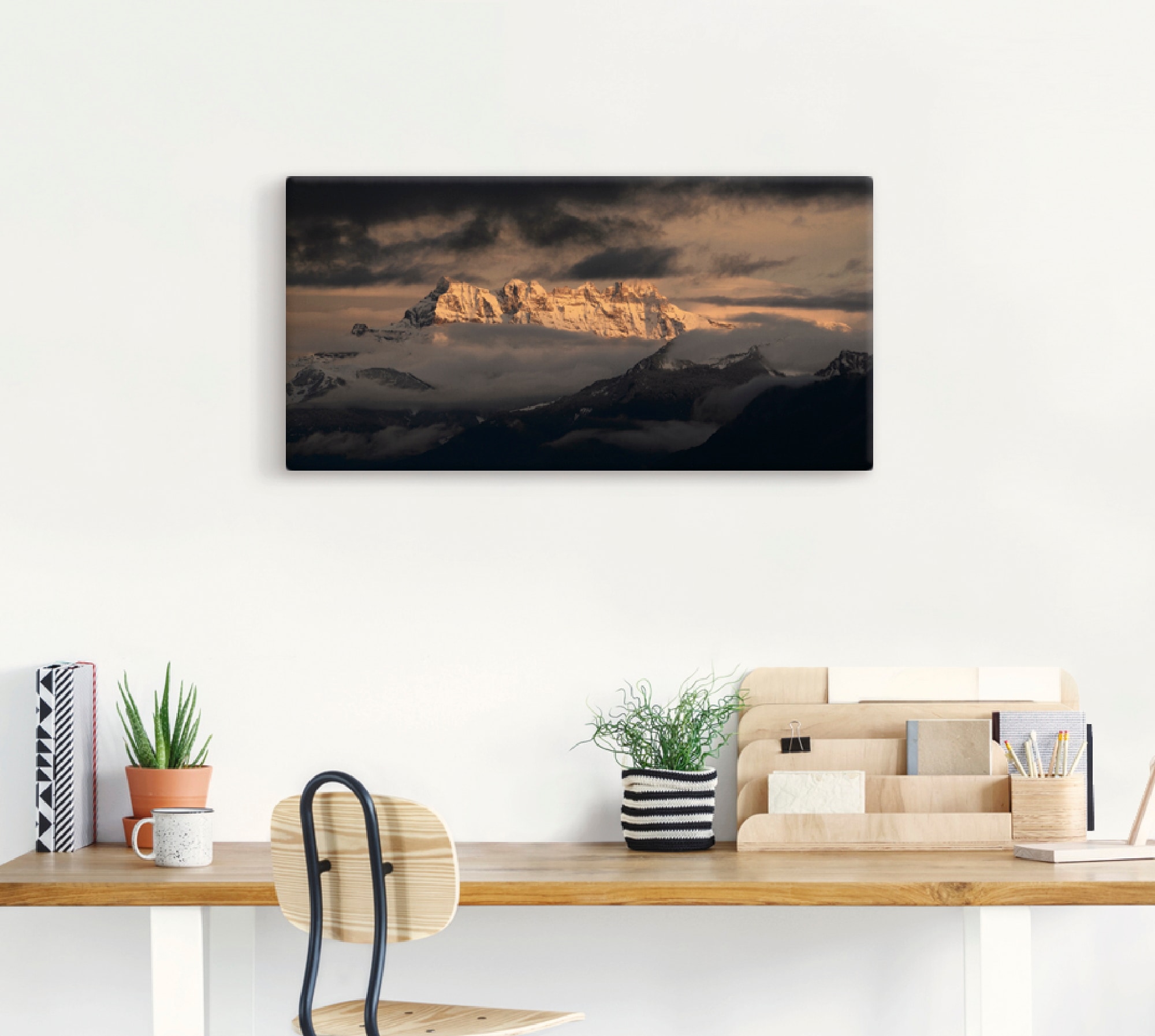Artland Wandbild »Dents du Midi, versch. Leinwandbild, als Schweizer Grössen jetzt Berge, Berge«, St.), (1 kaufen Poster Wandaufkleber oder in
