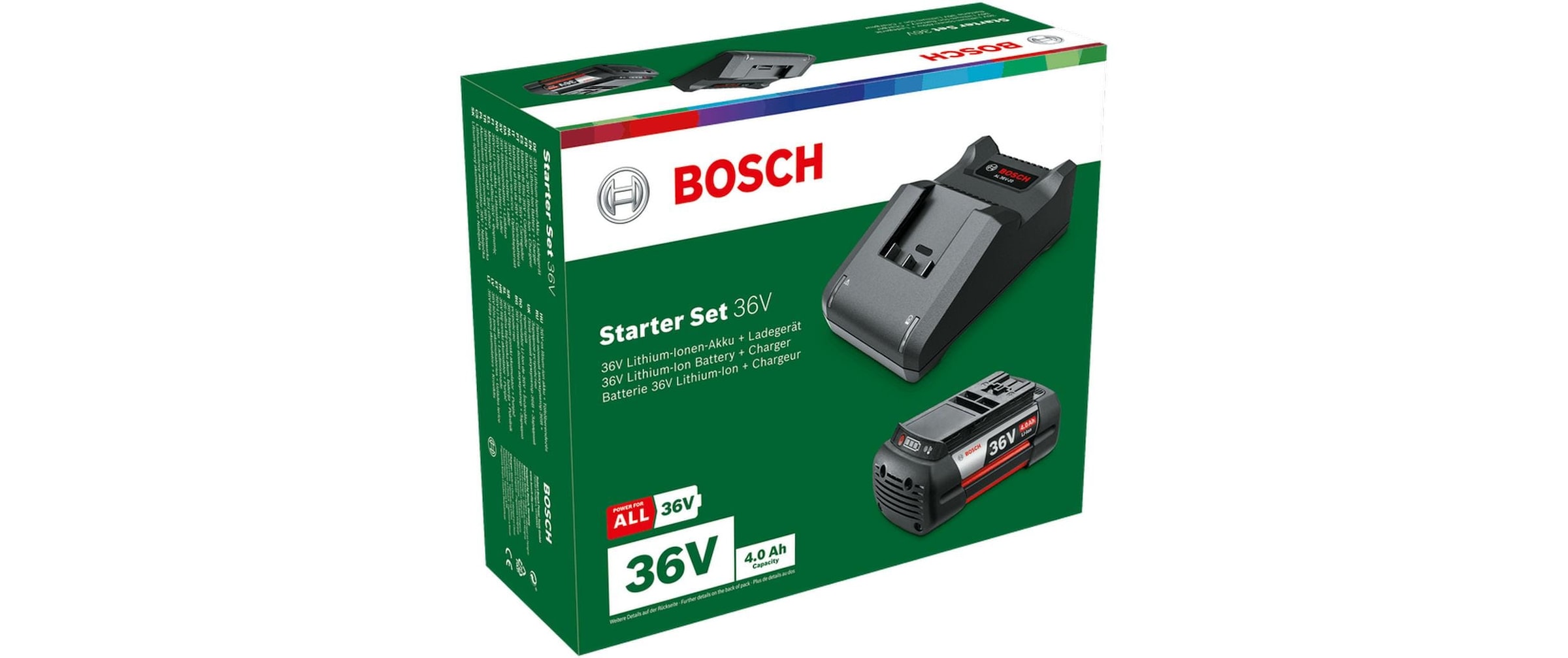 BOSCH Akku »und Ladegerät Starter-Set 36 V«
