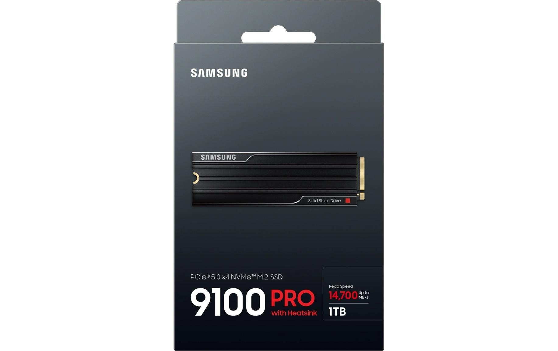 Samsung interne Gaming-SSD »9100 PRO Heatsink PCIe® 5.0 NVMe™ M.2« 1 TB Anschluss PCI Express 5.0