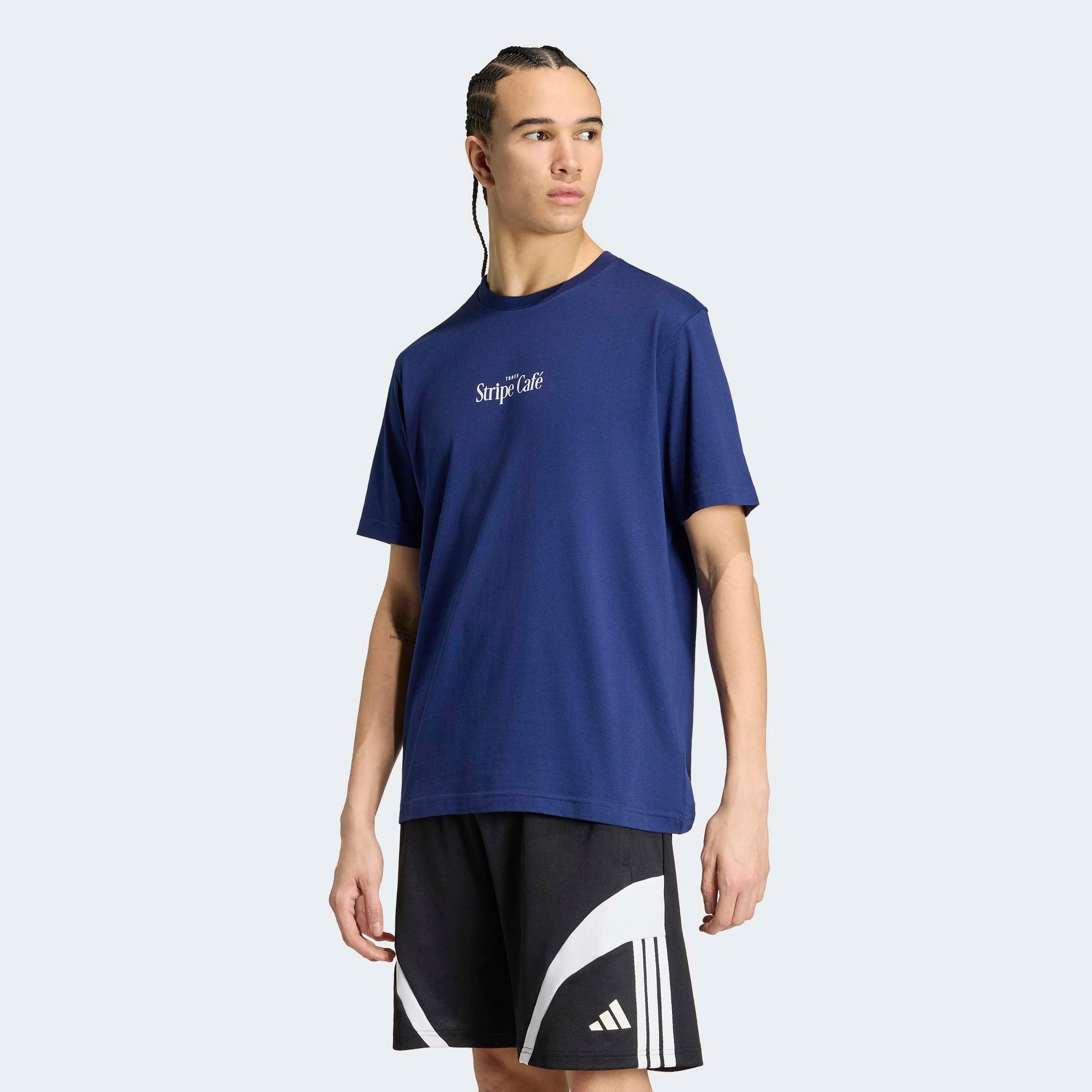 adidas Sportswear T-shirt »M DONUT BAG T« pour adultes, style sportif, en coton