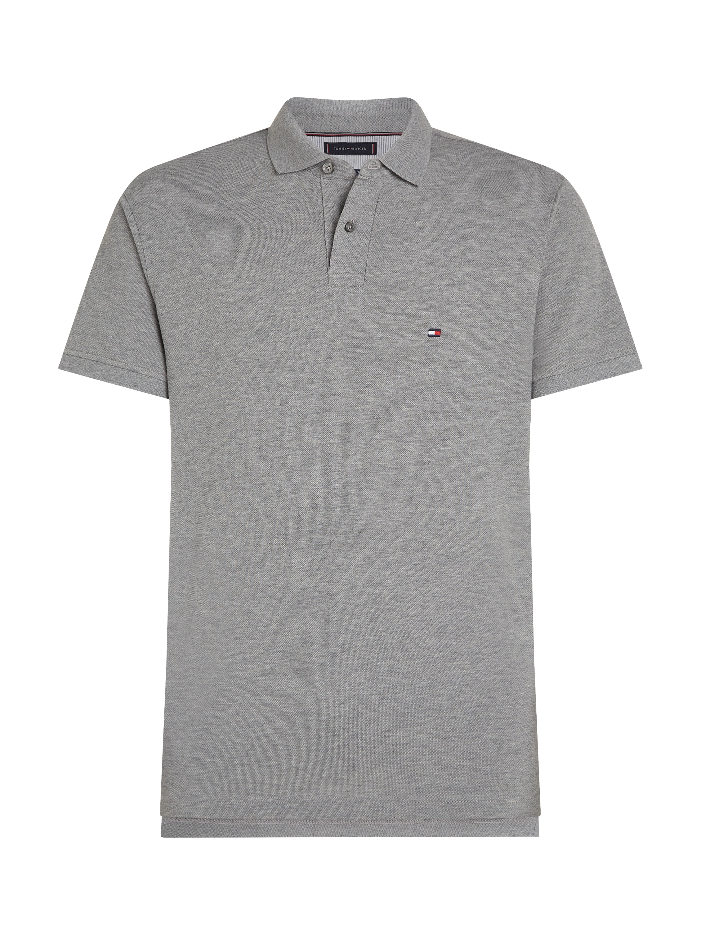 Tommy Hilfiger Poloshirt »1985 REGULAR POLO mit Kontraststreifen und Knopfleiste«, unifarben, sportlich, regular fit, Baumwollmix, Polokragen