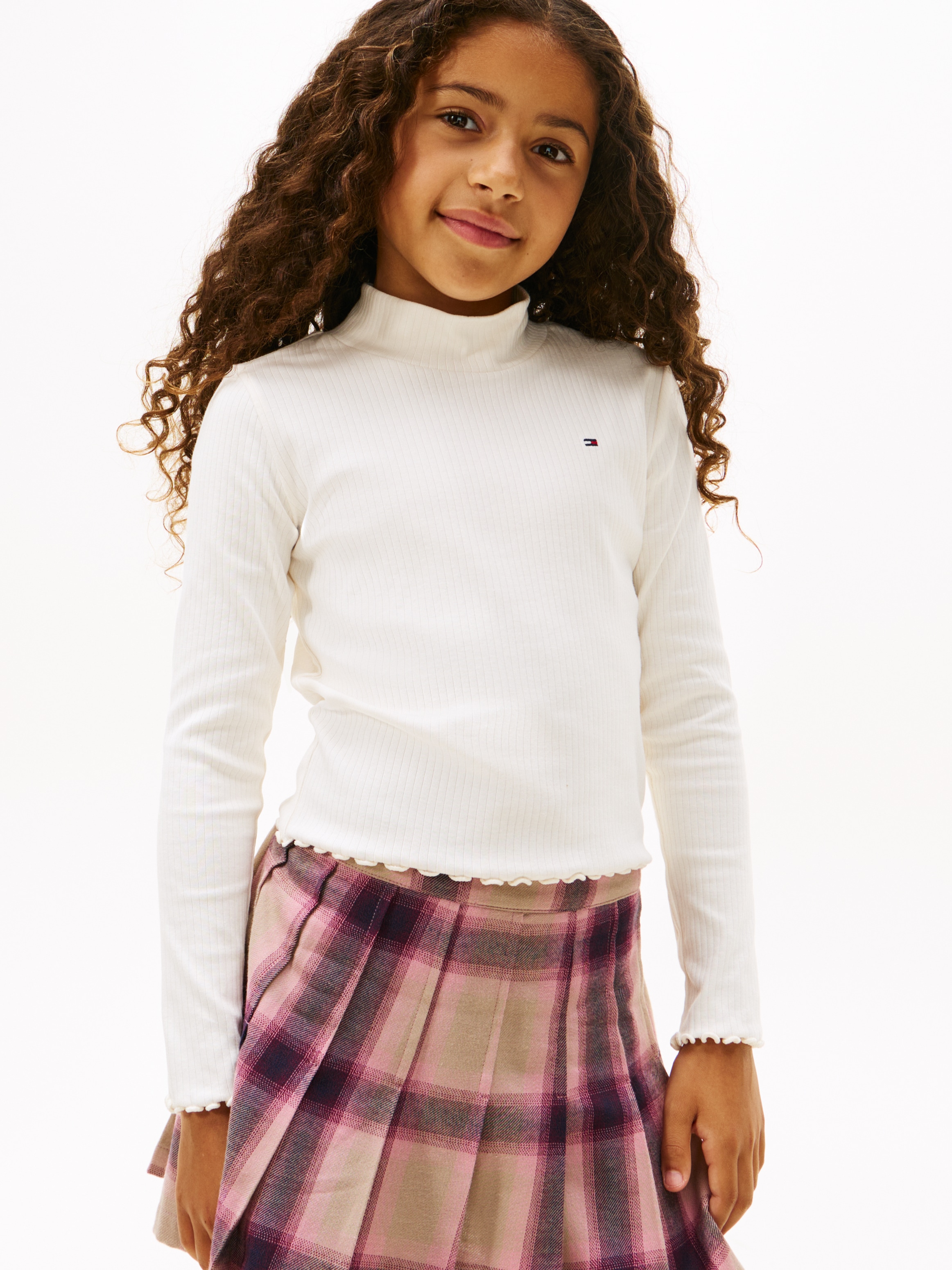 Image of Tommy Hilfiger Langarmshirt "MOCK NECK TOP LS" Kinder bis 16 Jahre