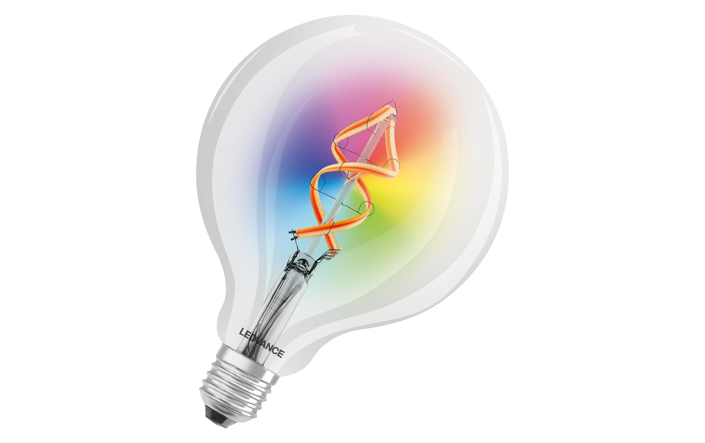 LED-Leuchtmittel »SMART+ Globe, Filament, 4.5W, E27, WiFi, RGBW«, E27, Warmweiss