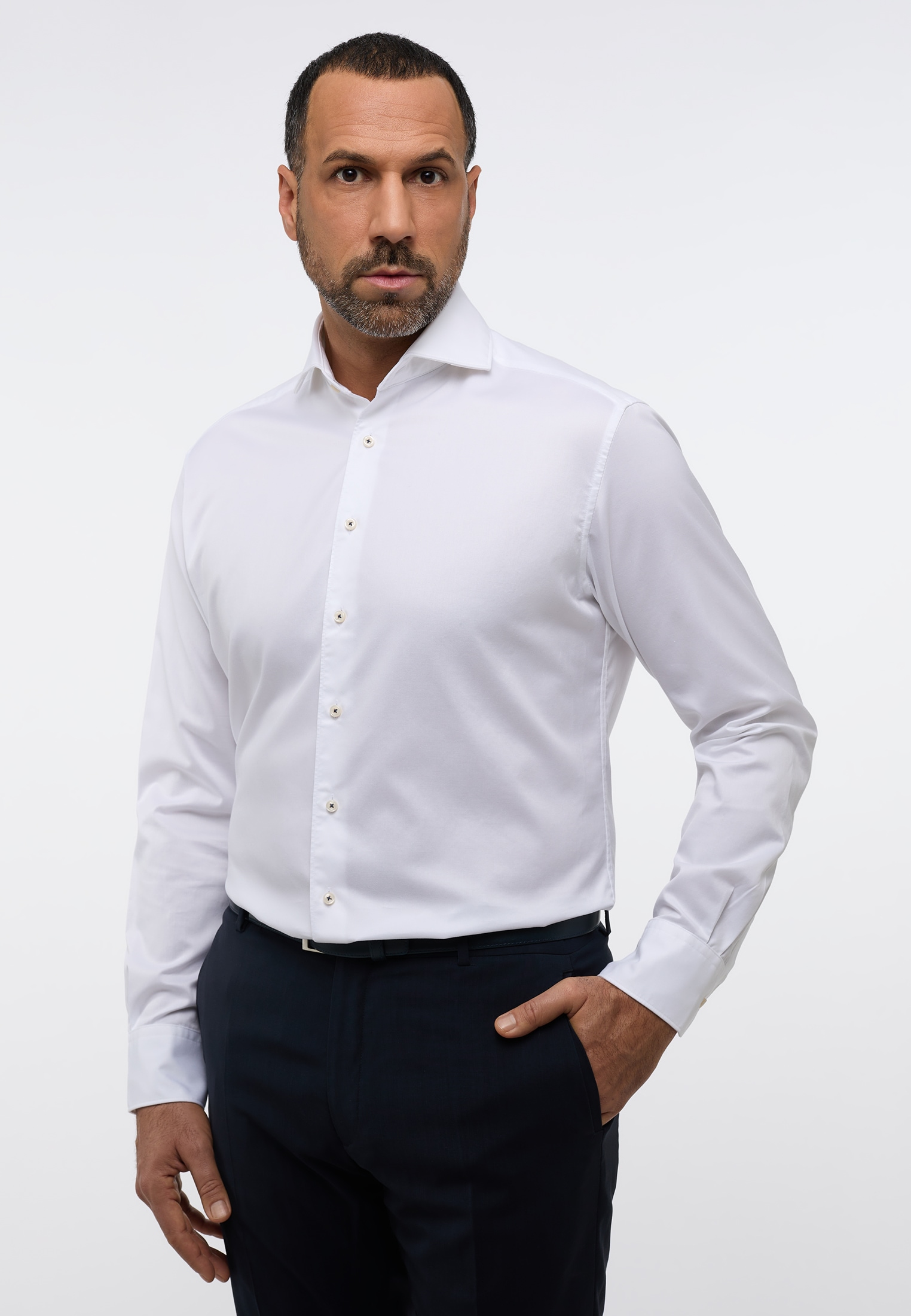 Eterna Langarmhemd »MODERN FIT«, EASY IRON (bügelleicht)