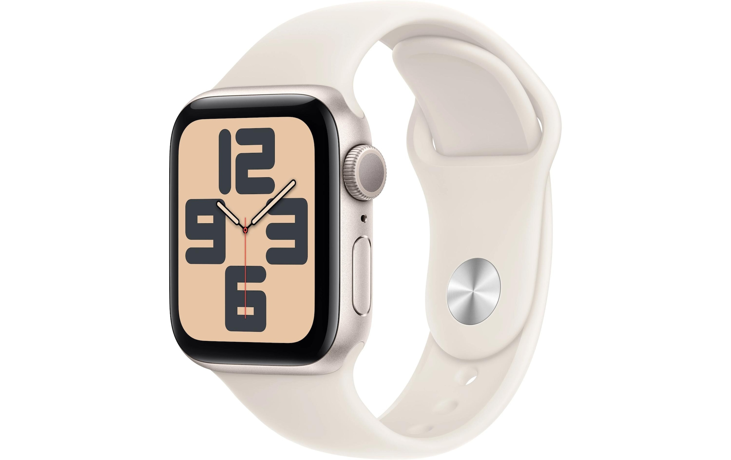 Apple Watch SE (2024), 40 mm, GPS, Sport Band S/M, Polarstern