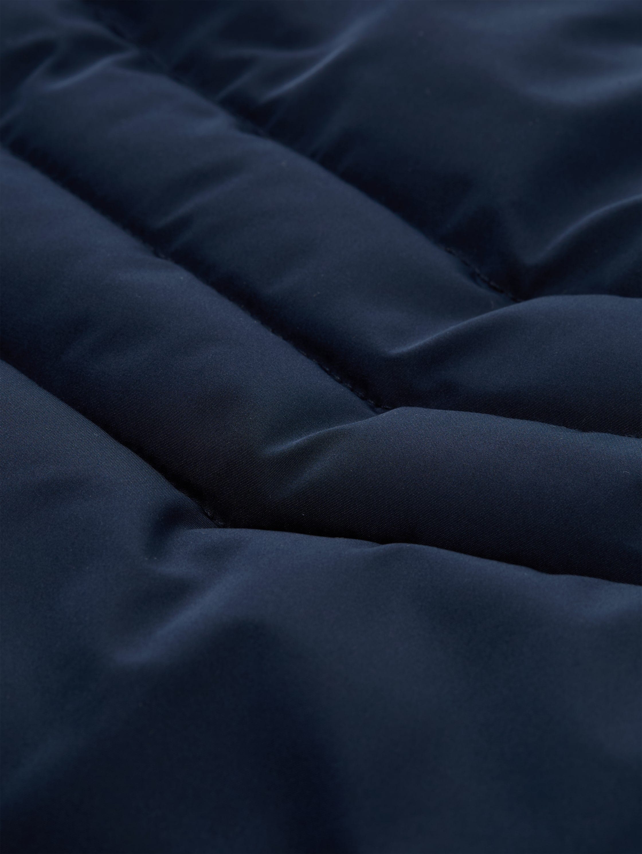 TOM TAILOR Veste matelassée mit Kapuze mit Logo Stickerei