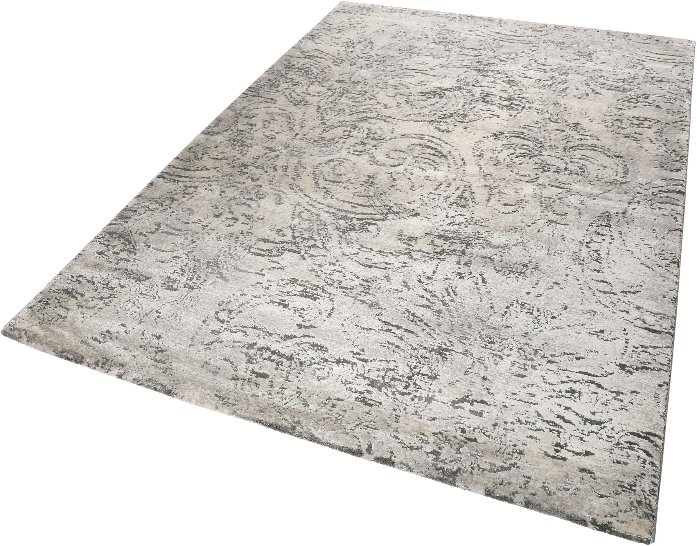 Image of Esprit Teppich "Elda ESP-5198" rechteckig 12 mm Höhe Hoch Tief Struktur, Floral, Wohnzimmer